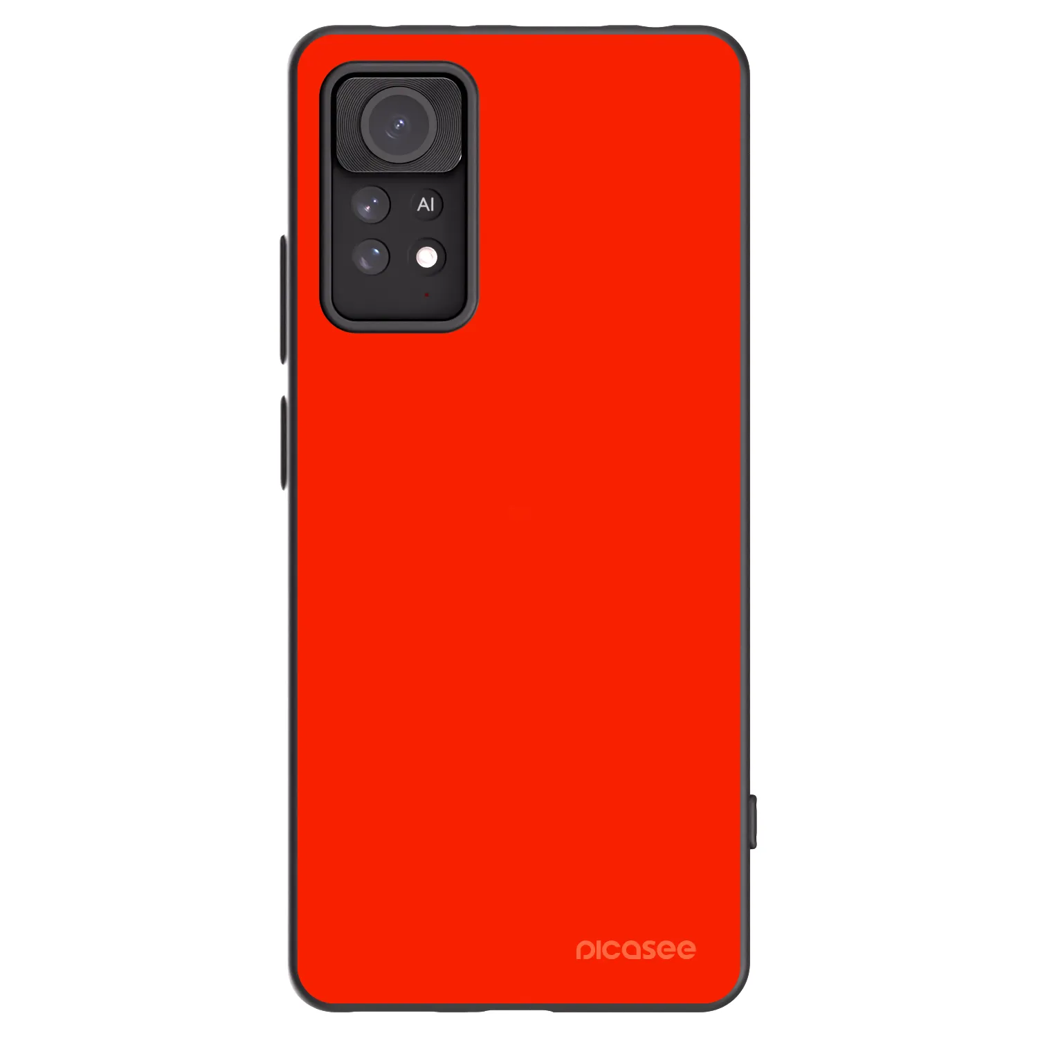 Picasee silikonový černý obal pro Xiaomi Redmi Note 11 Pro 5G - Maranello Red