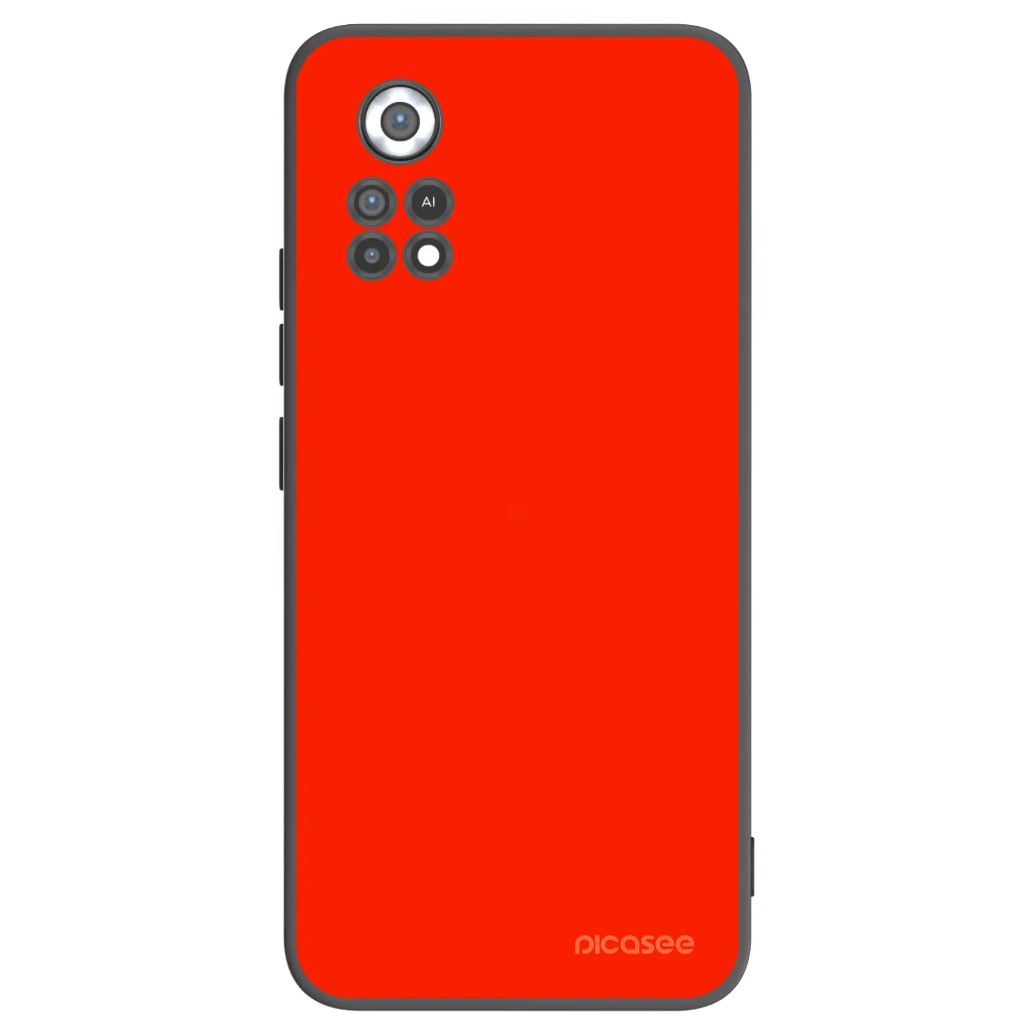 Picasee silikonový černý obal pro Xiaomi Poco X4 Pro 5G - Maranello Red