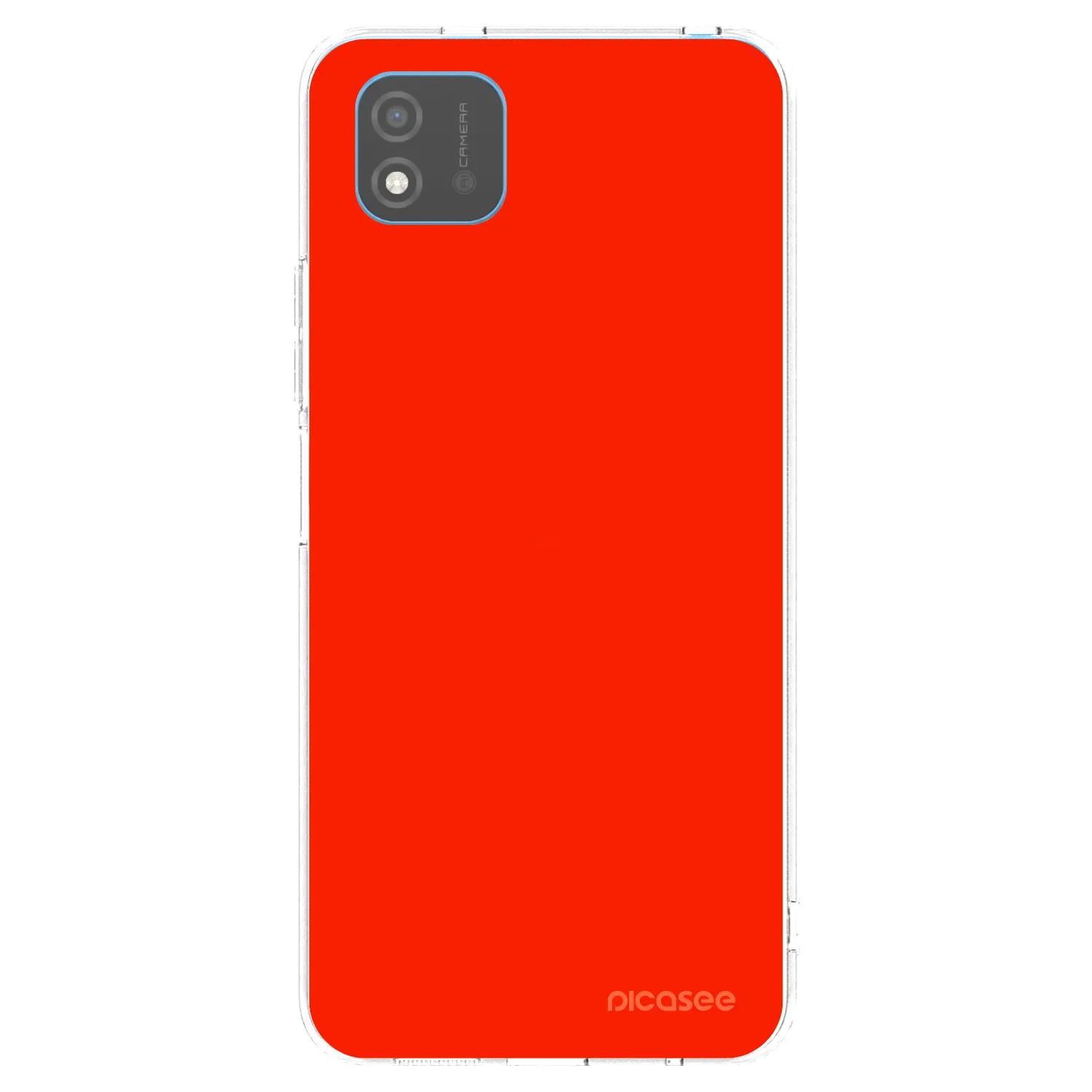 Picasee silikonový průhledný obal pro Realme C11 (2021) - Maranello Red