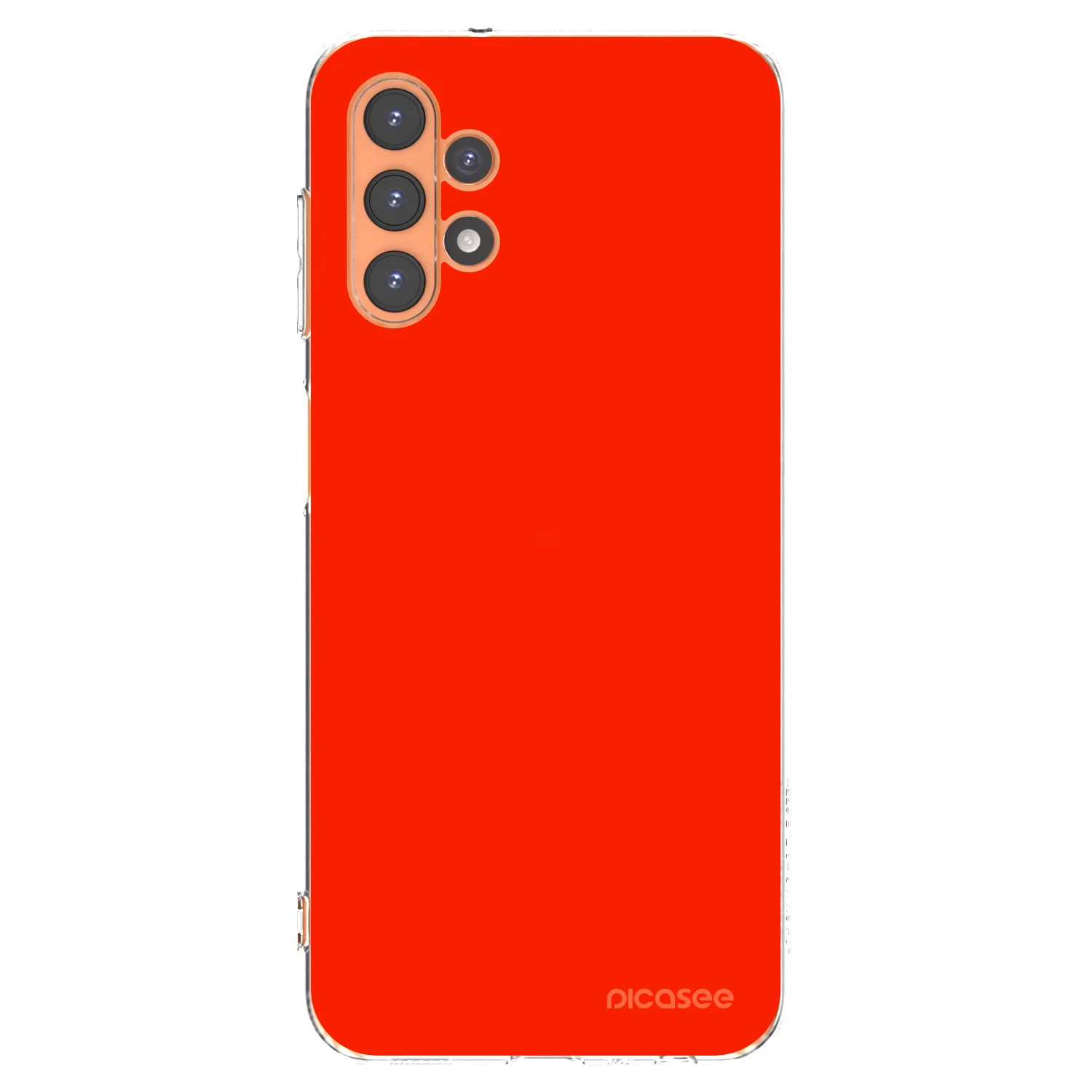 Picasee silikonový průhledný obal pro Samsung Galaxy A13 4G A135 - Maranello Red