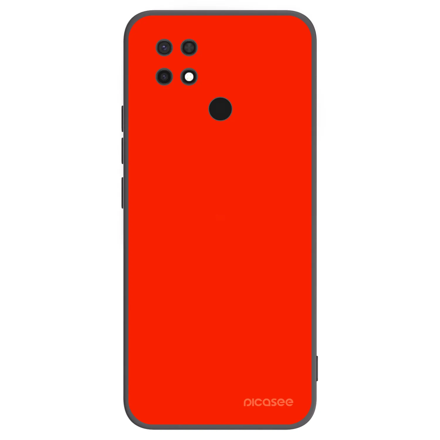 Picasee silikonový černý obal pro Xiaomi Redmi 10C - Maranello Red