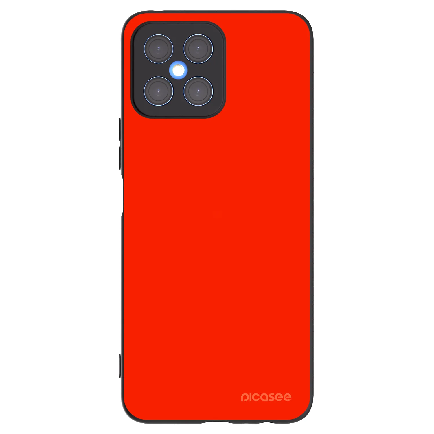 Picasee silikonový černý obal pro Honor X8 4G - Maranello Red