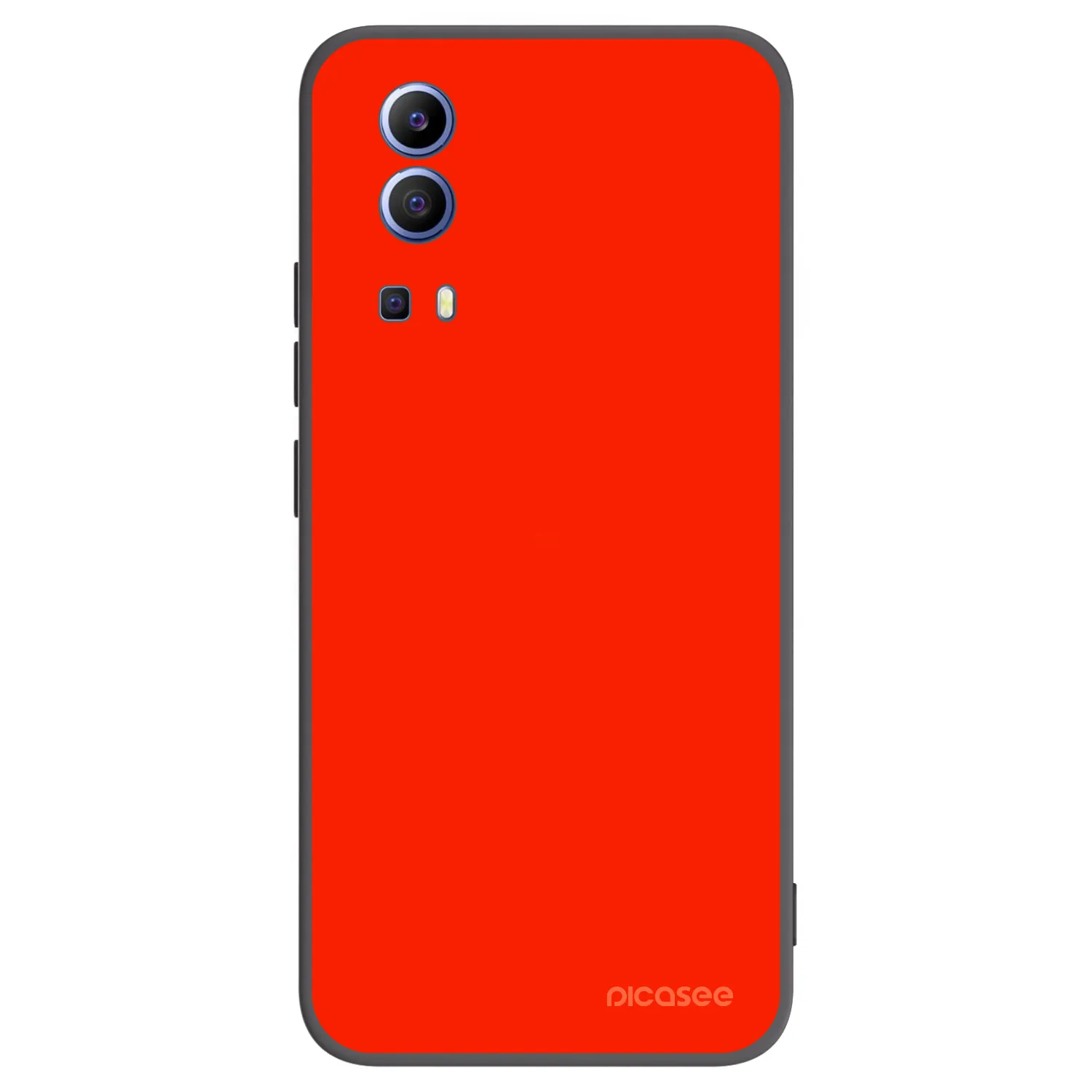 Picasee silikonový černý obal pro Vivo Y52 5G - Maranello Red