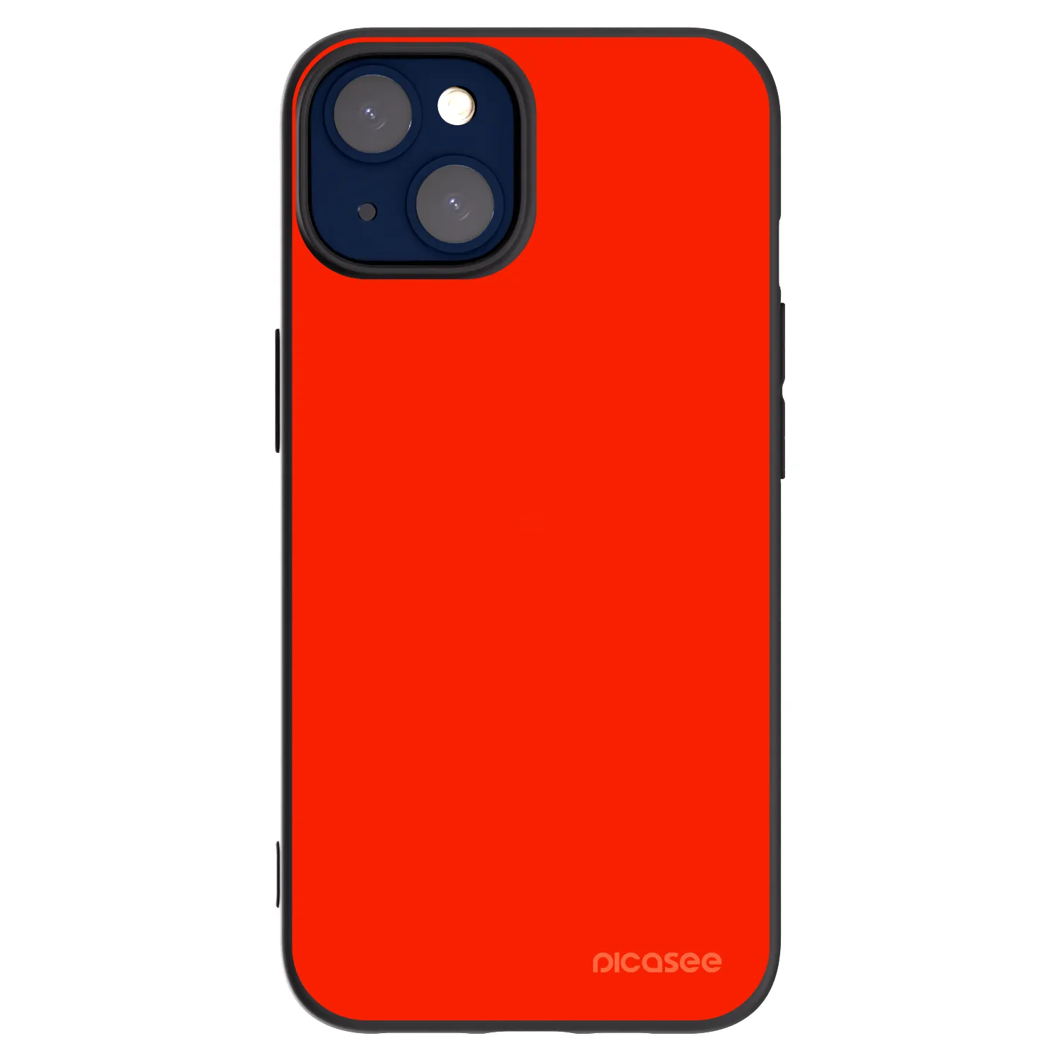 Picasee silikonový černý obal pro Apple iPhone 14 - Maranello Red