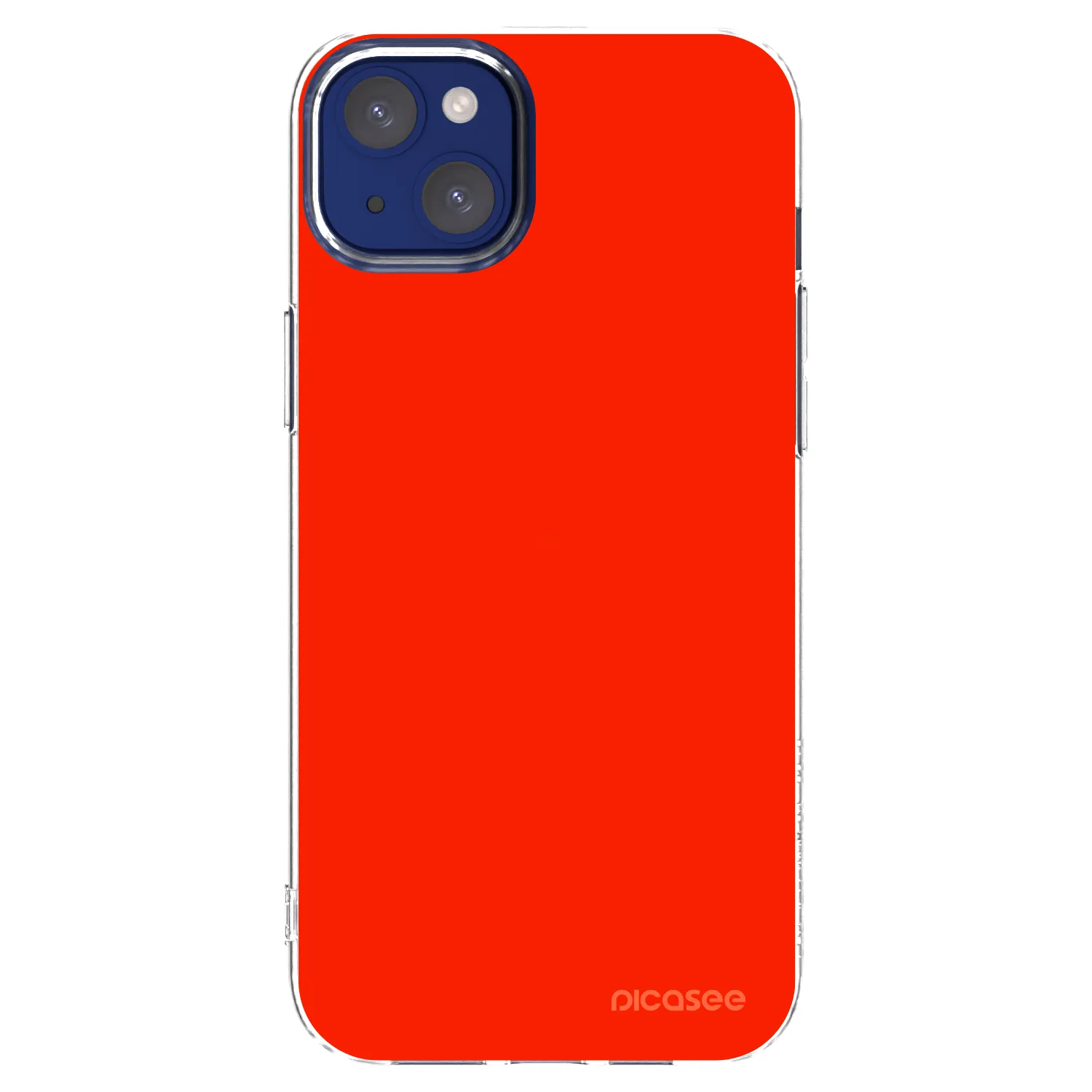 Picasee silikonový průhledný obal pro Apple iPhone 14 Plus - Maranello Red
