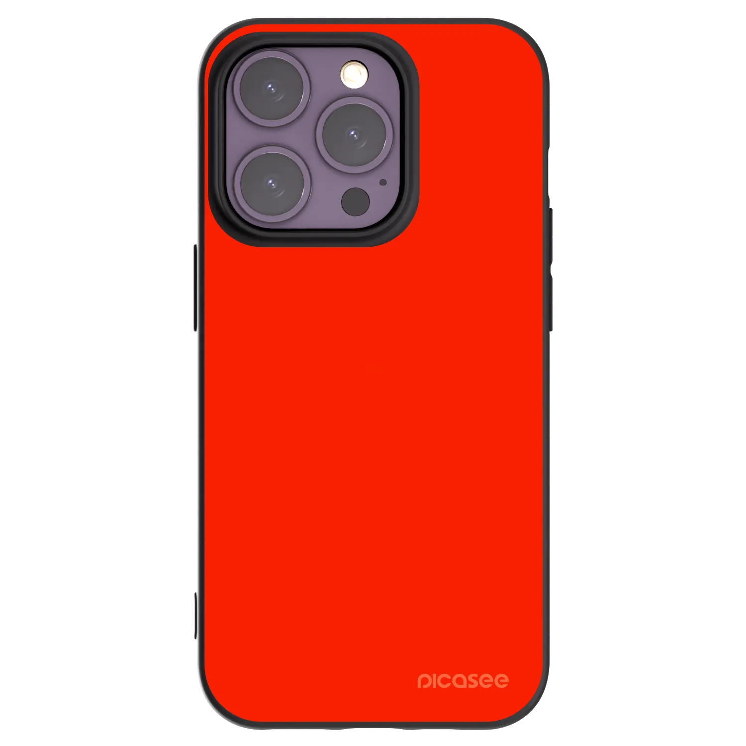 Picasee silikonový černý obal pro Apple iPhone 14 Pro - Maranello Red