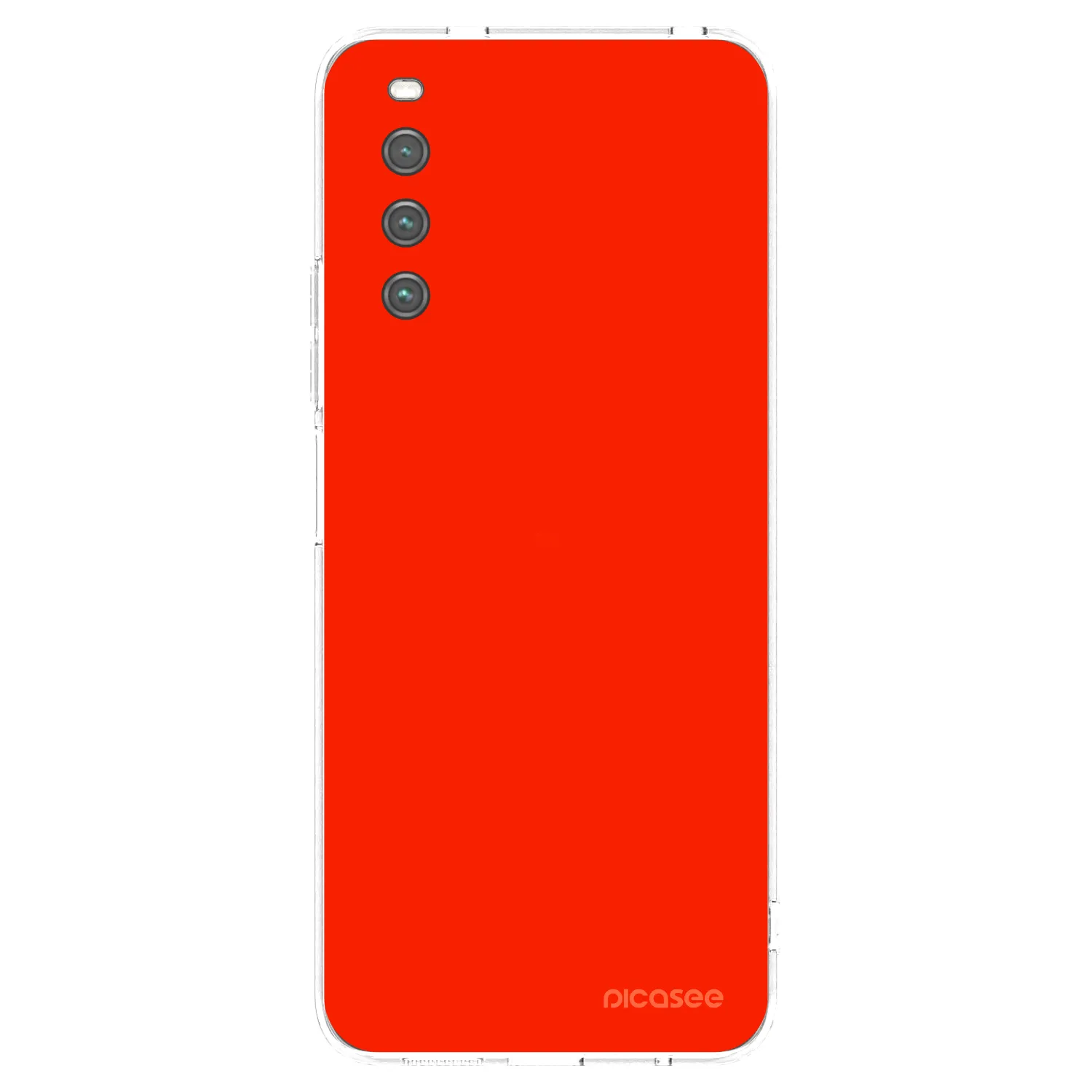 Picasee silikonový průhledný obal pro Sony Xperia 10 IV 5G - Maranello Red