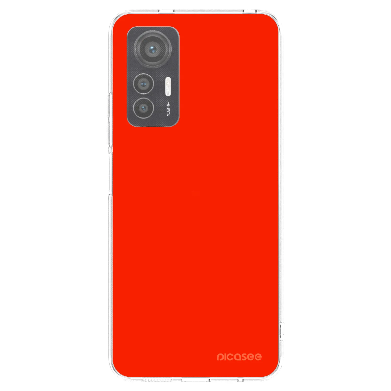 Picasee silikonový průhledný obal pro Xiaomi 12 Lite - Maranello Red