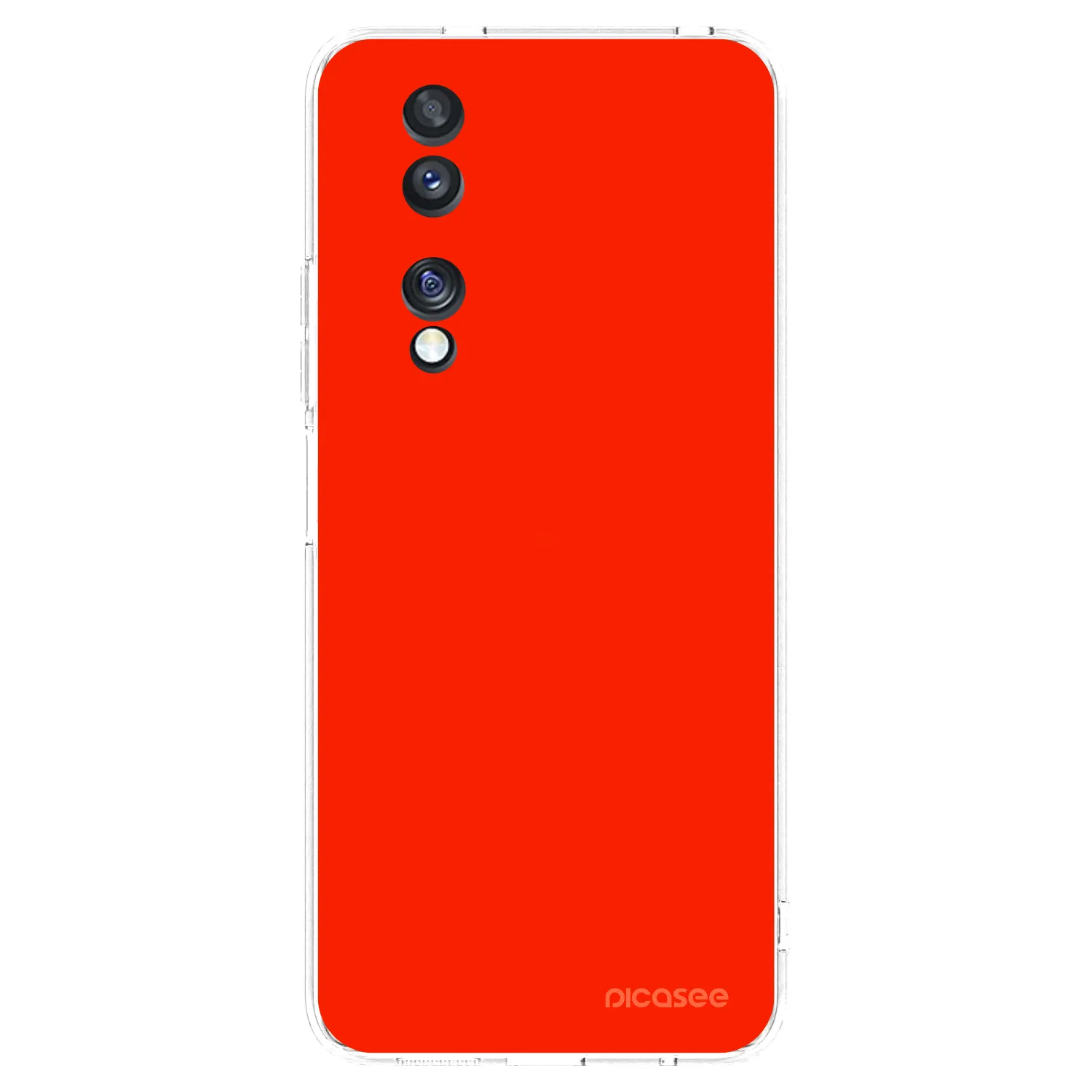 Picasee silikonový průhledný obal pro Honor 70 - Maranello Red