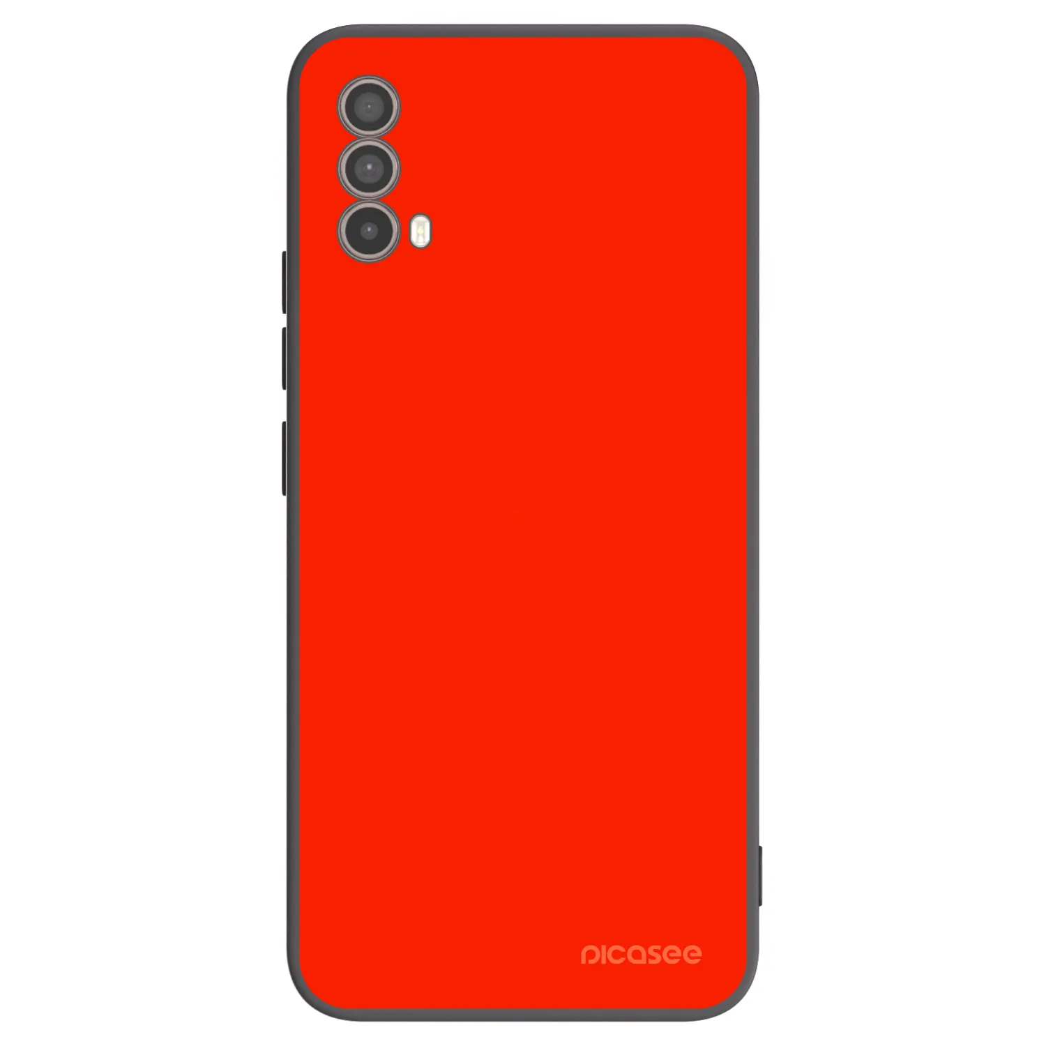 Picasee silikonový černý obal pro Motorola Moto E40 - Maranello Red