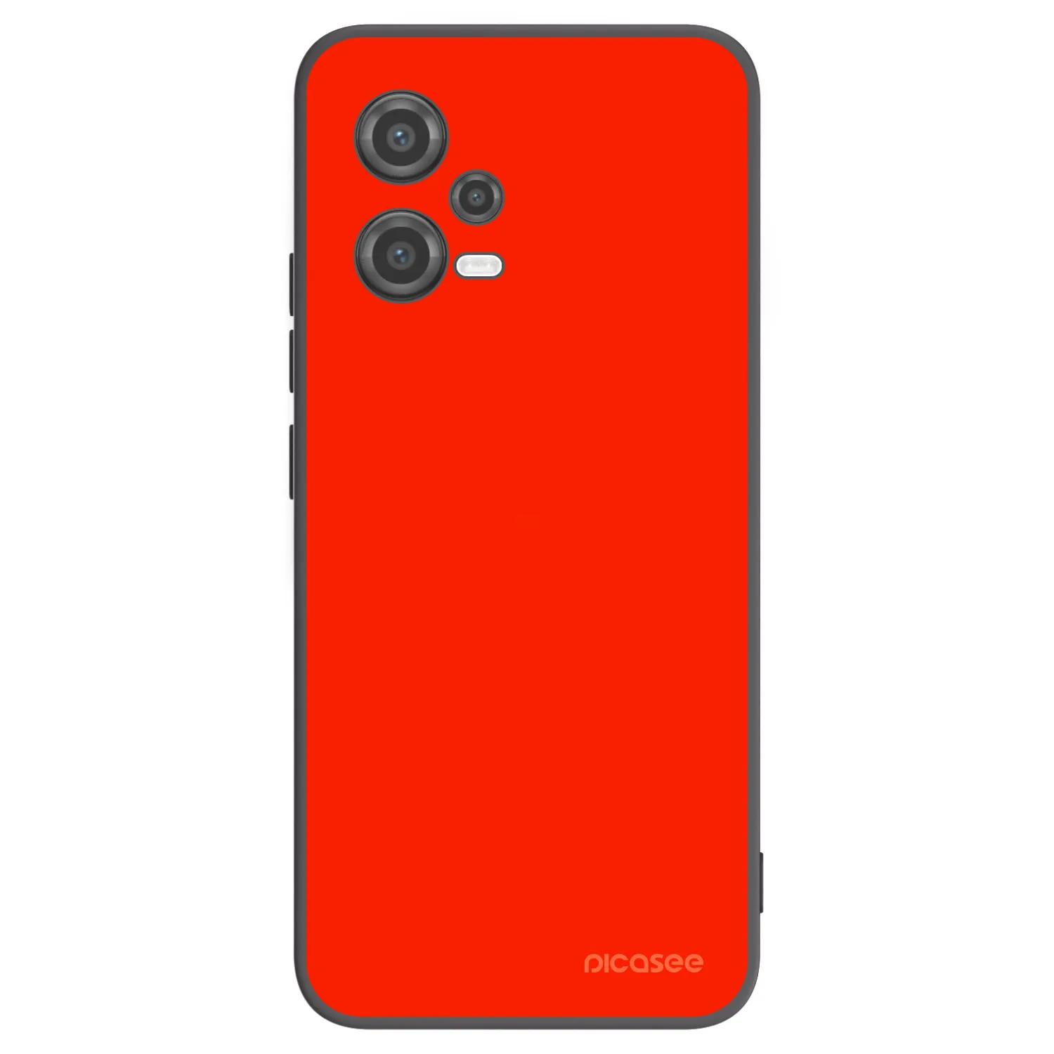 Picasee silikonový černý obal pro Xiaomi Poco X5 - Maranello Red