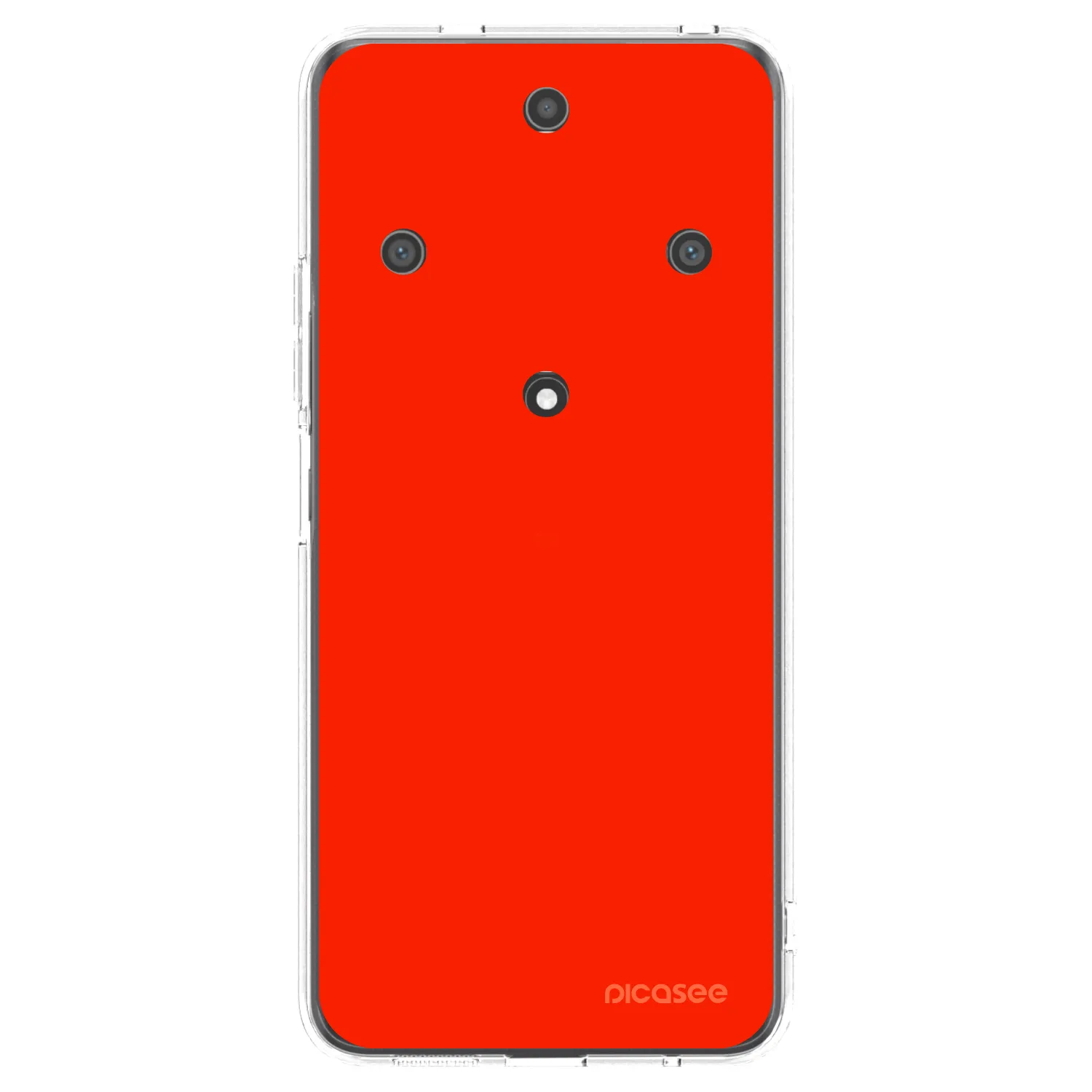 Picasee silikonový průhledný obal pro Honor Magic5 Lite 5G - Maranello Red