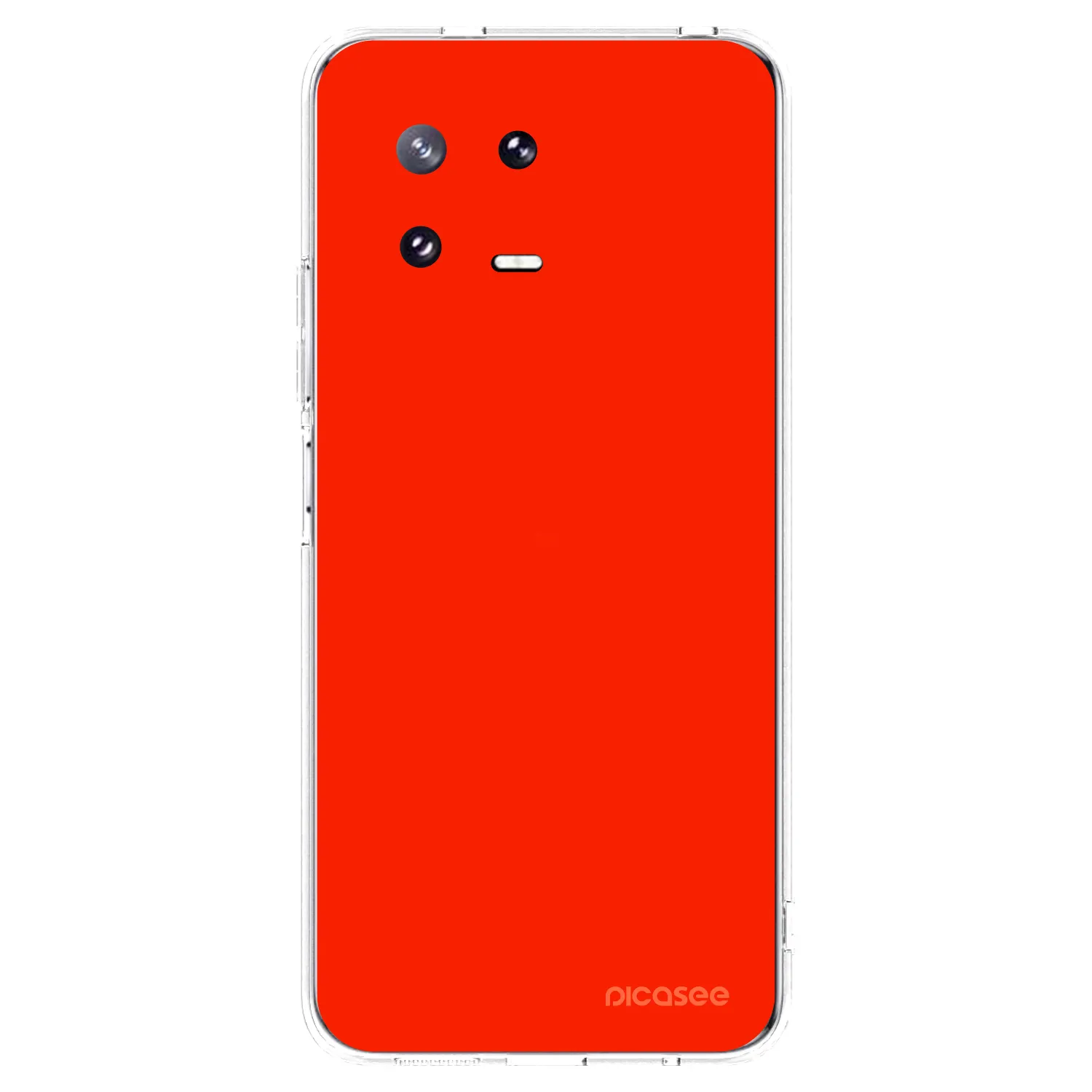 Picasee silikonový průhledný obal pro Xiaomi 13 Pro - Maranello Red