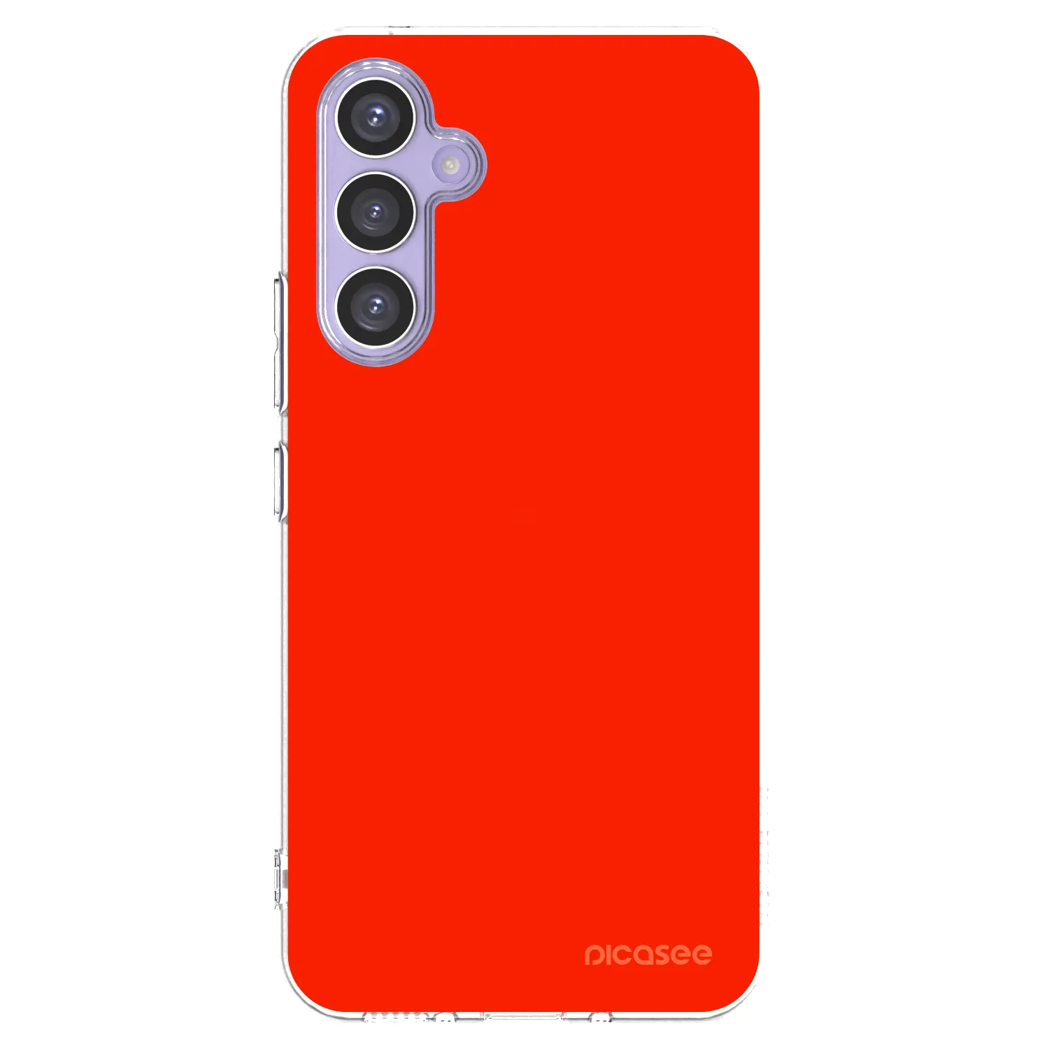 Picasee silikonový průhledný obal pro Samsung Galaxy A54 5G A546B - Maranello Red
