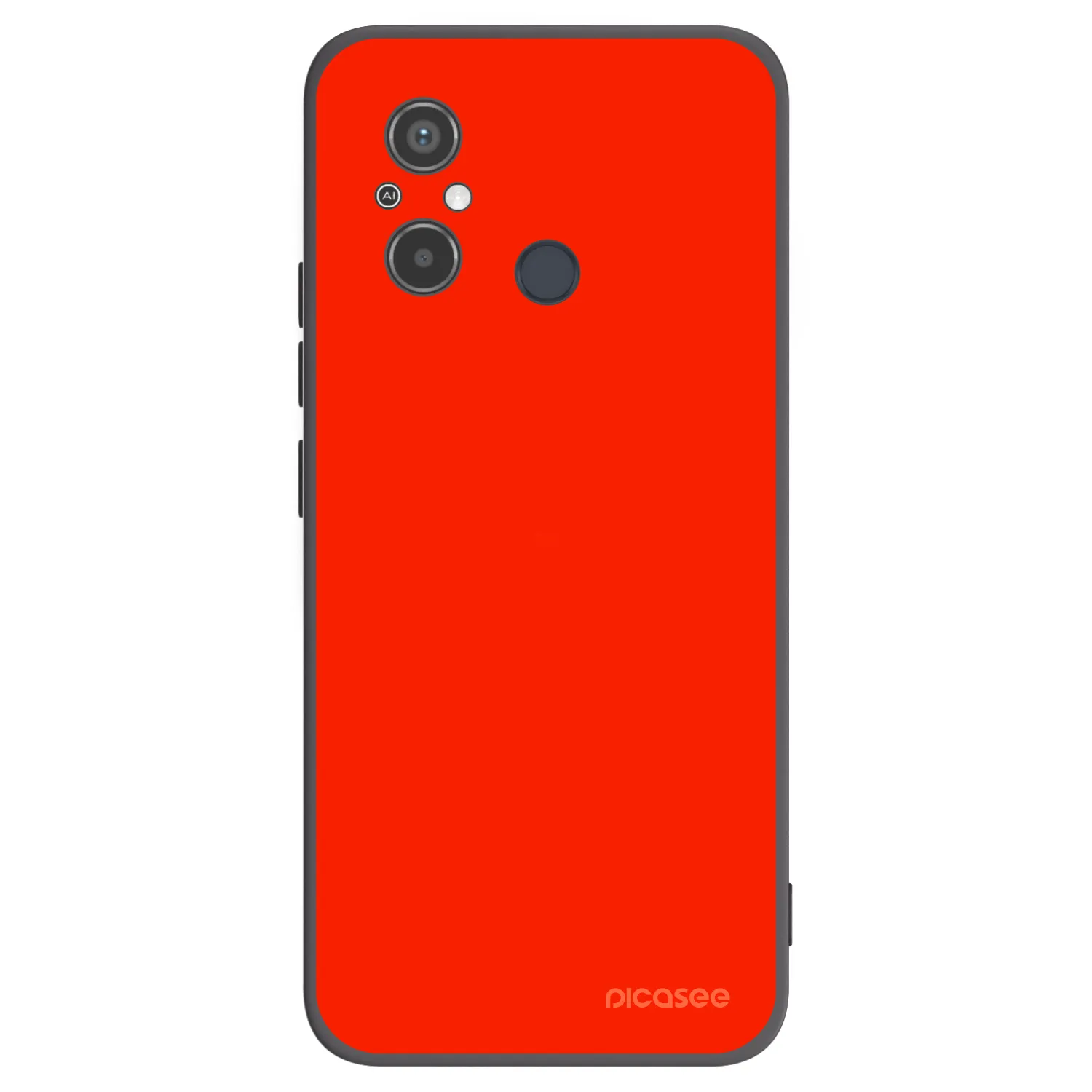 Picasee silikonový černý obal pro Xiaomi Redmi 12C - Maranello Red