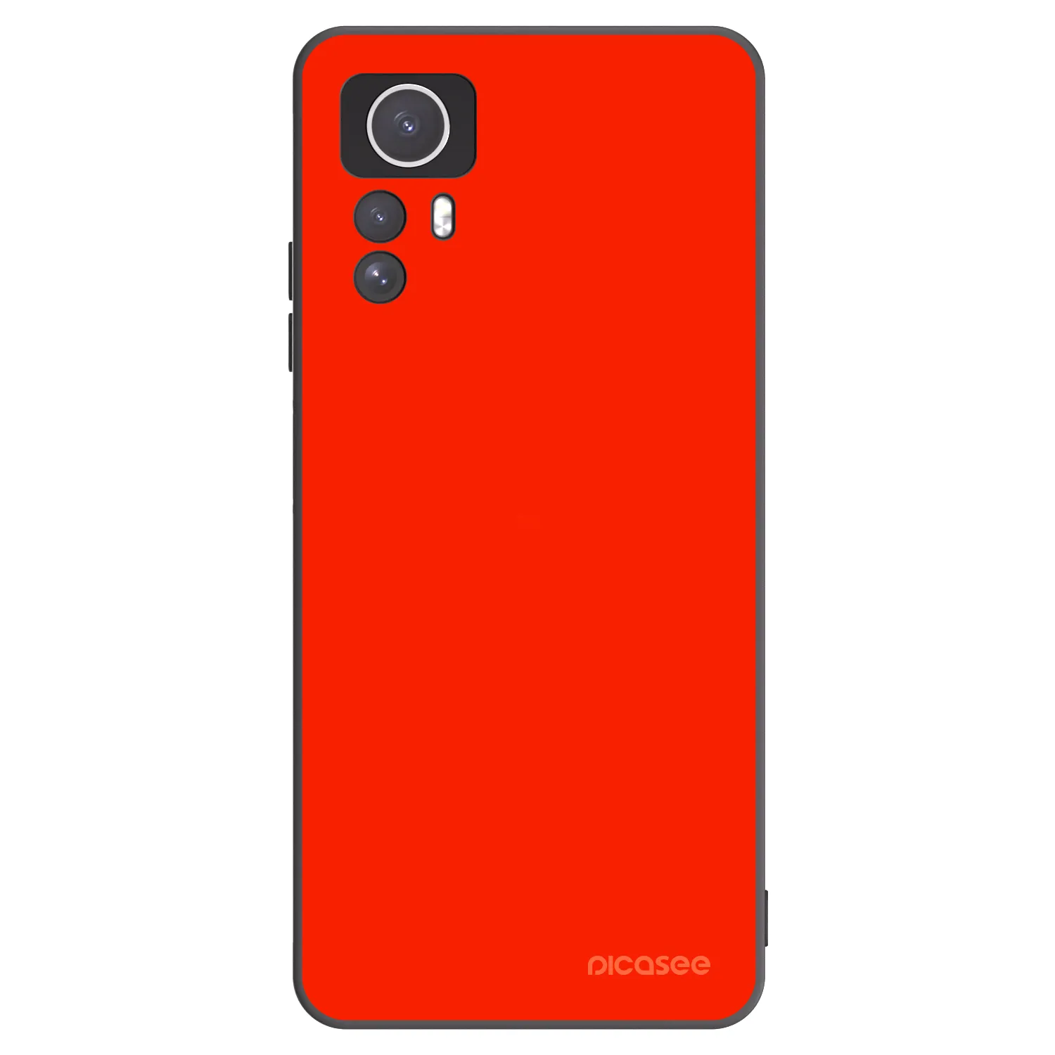 Picasee silikonový černý obal pro Xiaomi Redmi Note 12S - Maranello Red