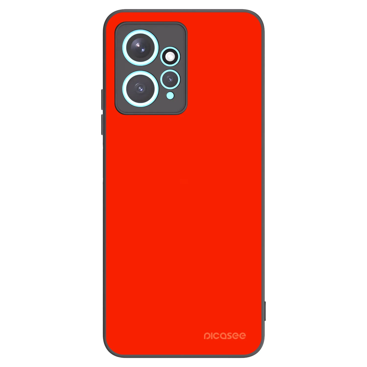Picasee silikonový černý obal pro Xiaomi Redmi Note 12 4G - Maranello Red