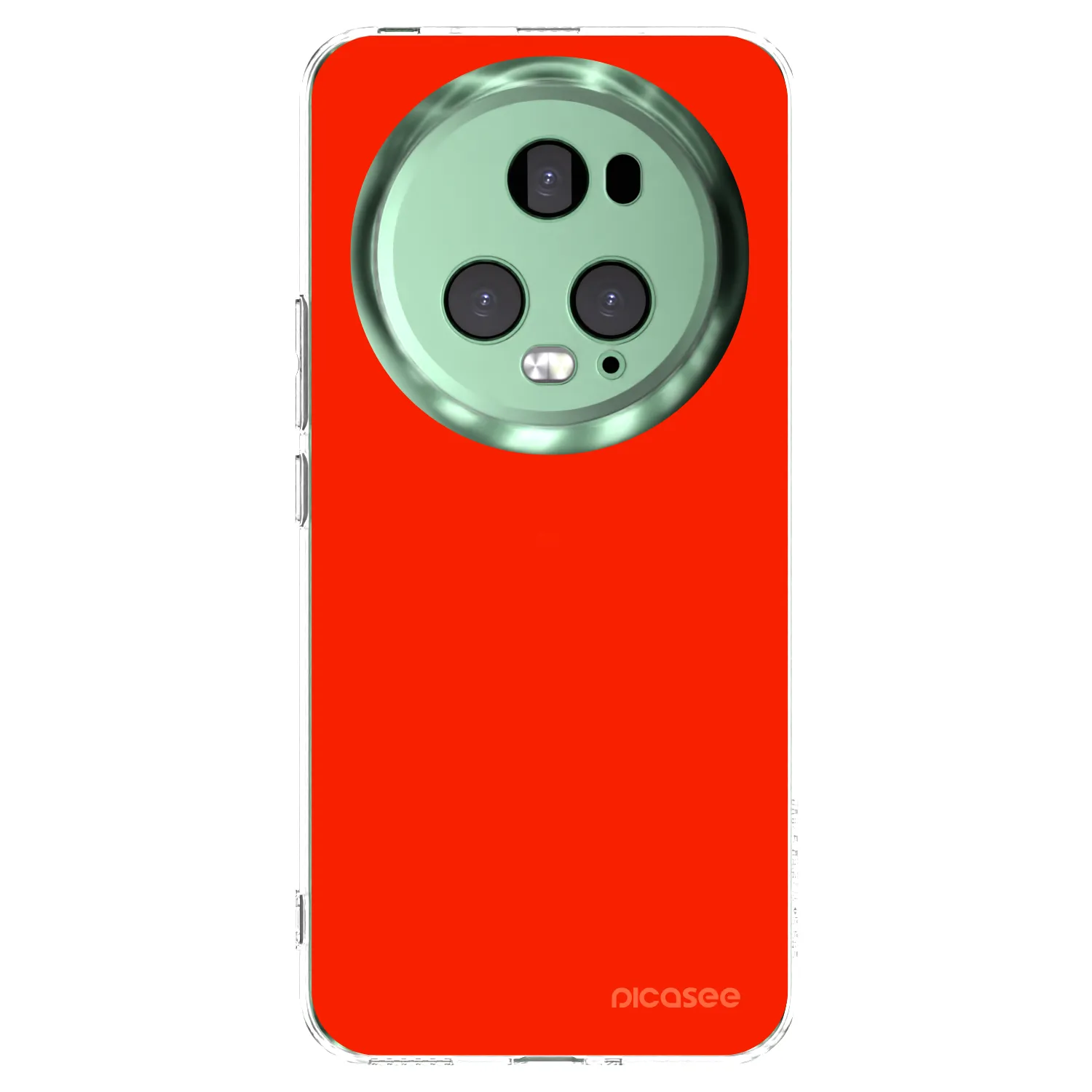 Picasee silikonový průhledný obal pro Honor Magic5 Pro - Maranello Red