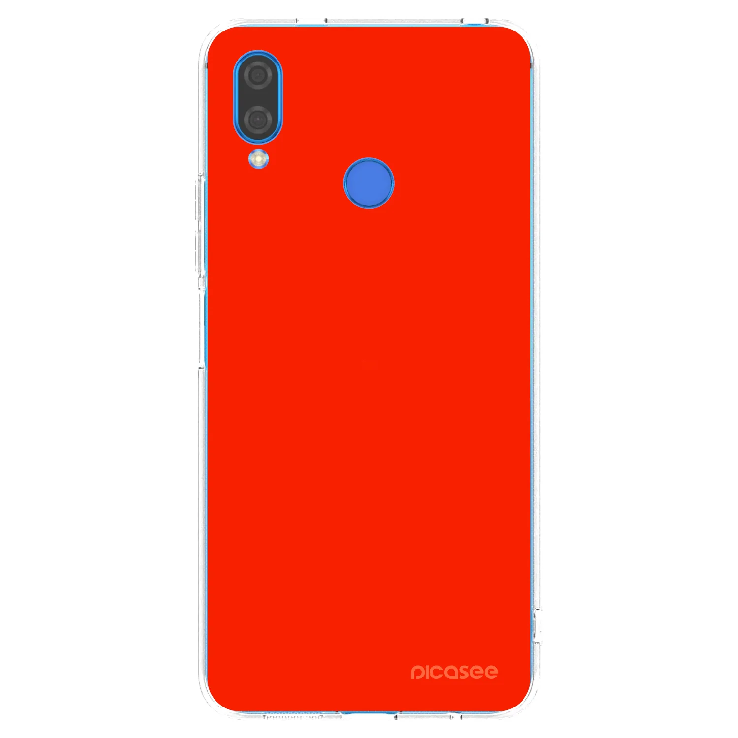 Picasee silikonový průhledný obal pro Huawei Nova 3 - Maranello Red