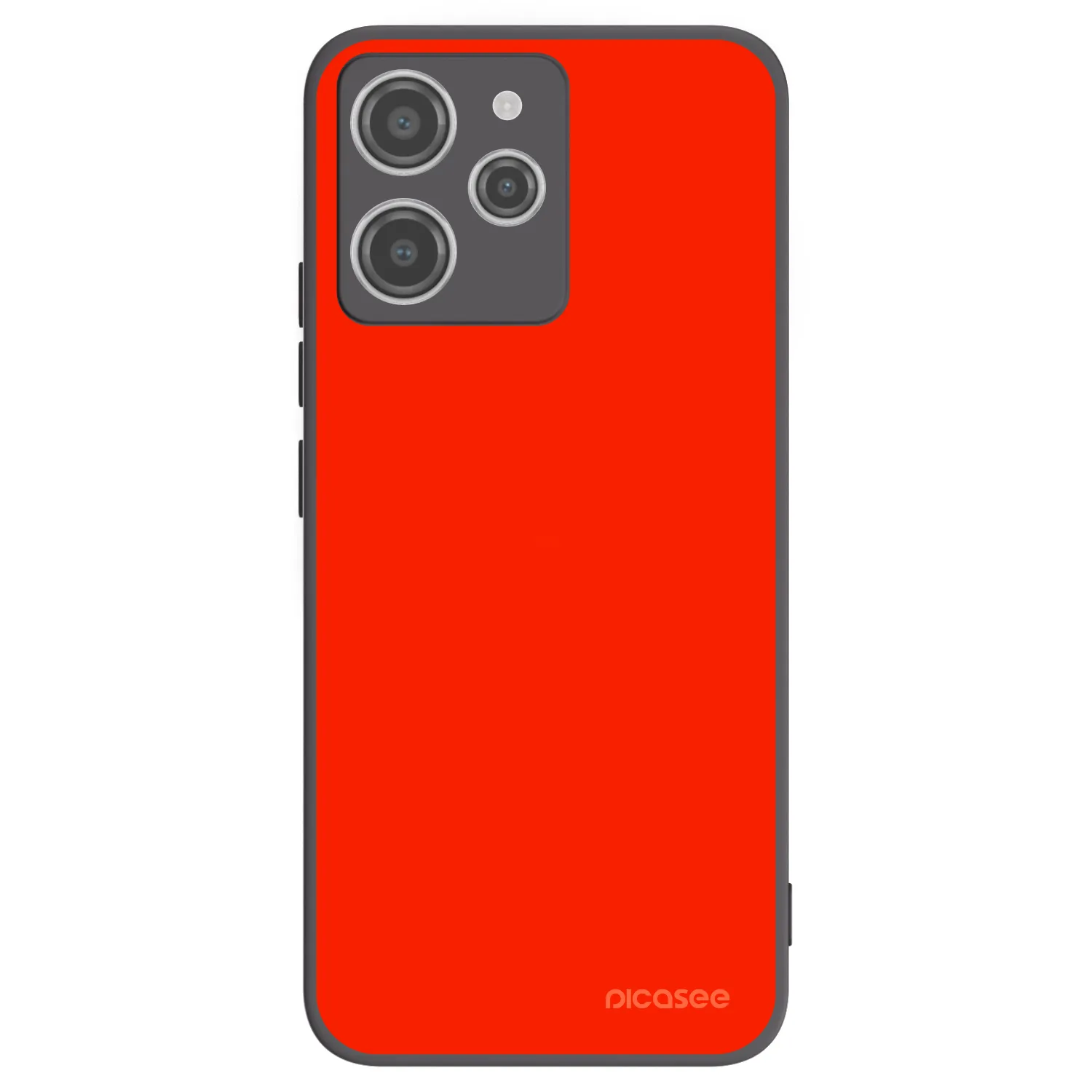 Picasee silikonový černý obal pro Xiaomi Redmi 12 4G - Maranello Red