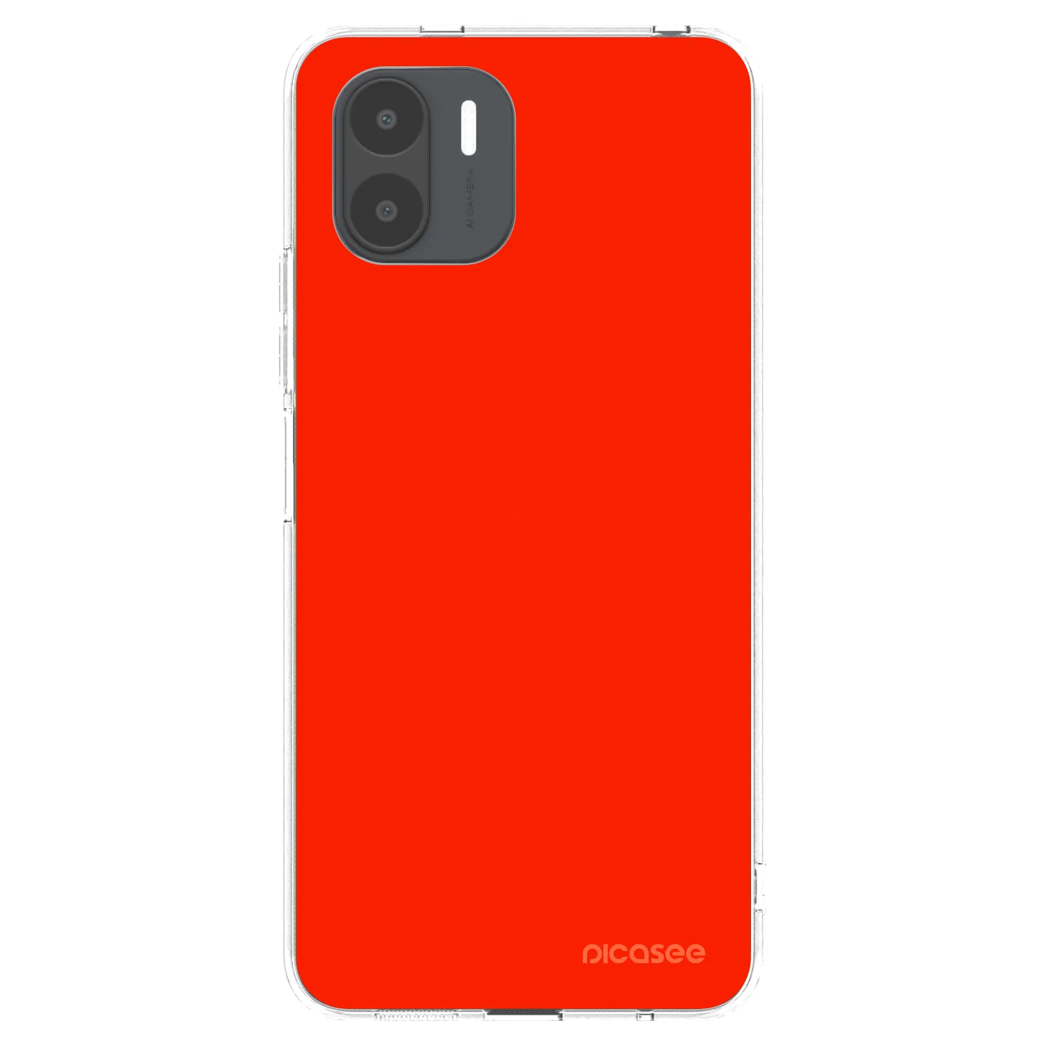Picasee silikonový průhledný obal pro Xiaomi Redmi A2 - Maranello Red