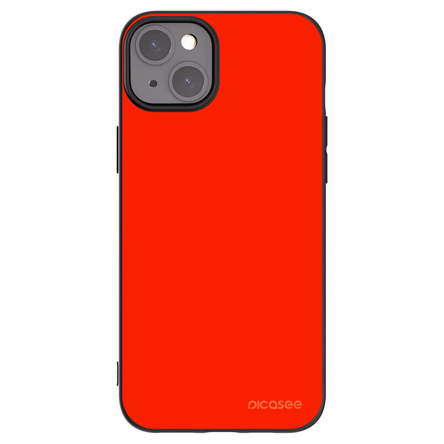 Picasee silikonový černý obal pro Apple iPhone 15 Plus - Maranello Red