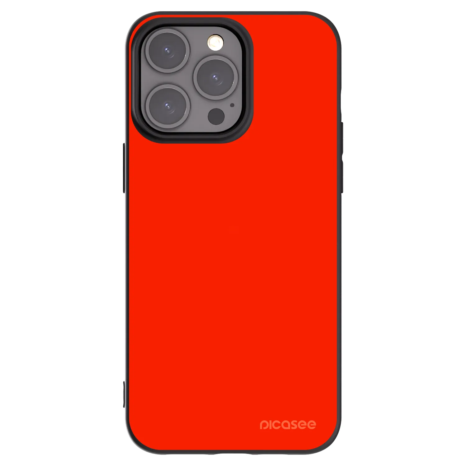 Picasee silikonový černý obal pro Apple iPhone 15 Pro Max - Maranello Red