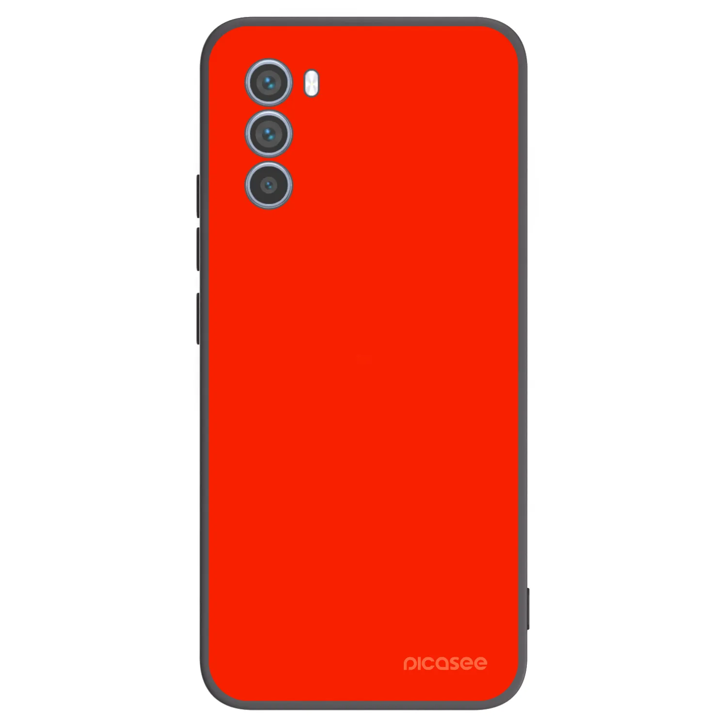 Picasee silikonový černý obal pro Motorola Moto G62 - Maranello Red