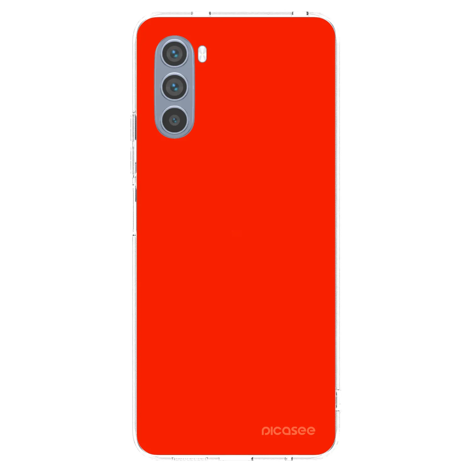 Picasee silikonový průhledný obal pro Motorola Moto G62 - Maranello Red
