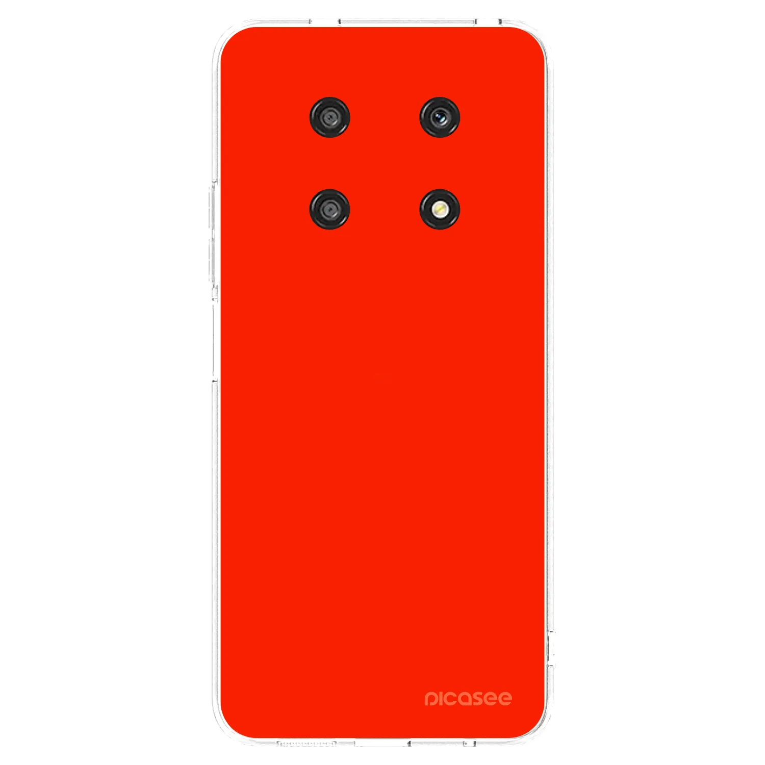 Picasee silikonový průhledný obal pro Honor Magic4 Lite 5G - Maranello Red