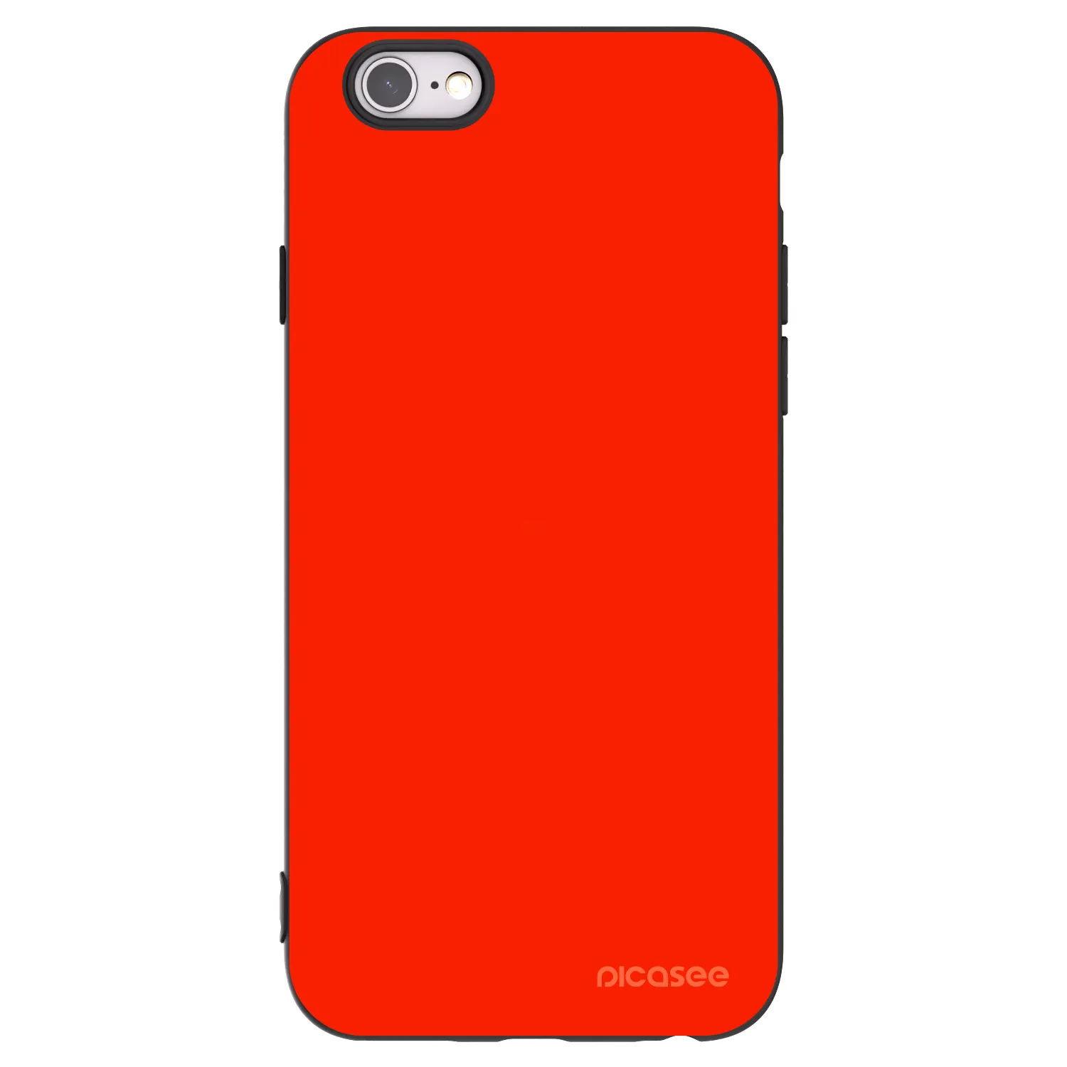 Picasee silikonový černý obal pro Apple iPhone 6/6S - Maranello Red