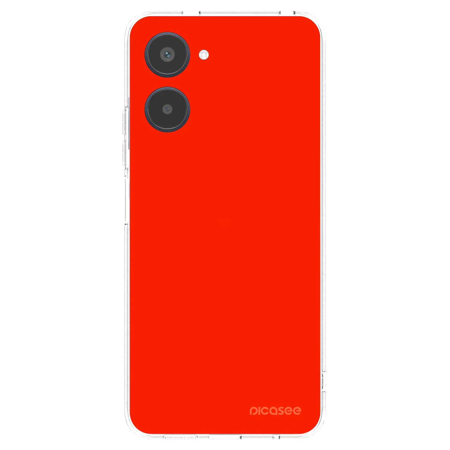 Picasee silikonový průhledný obal pro Realme 10 4G - Maranello Red