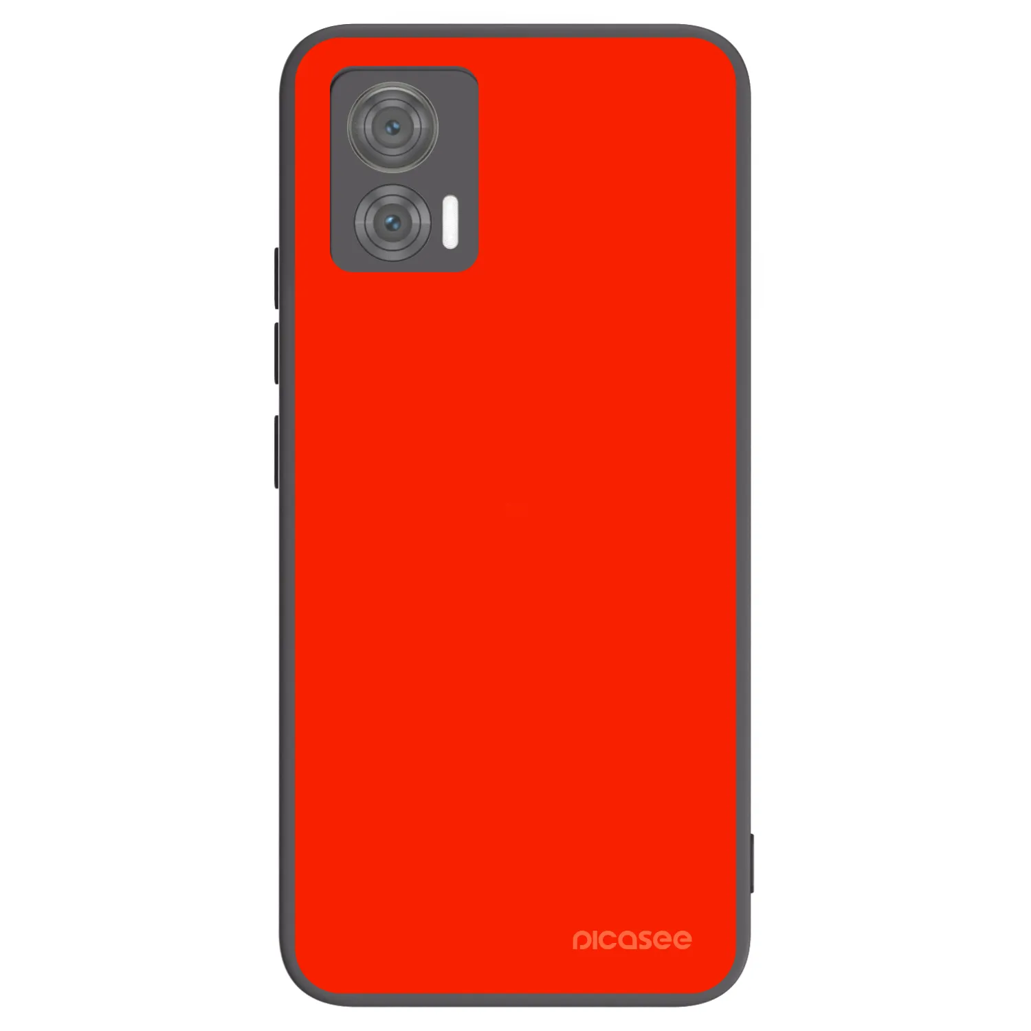 Picasee silikonový černý obal pro Motorola Edge 30 Neo - Maranello Red