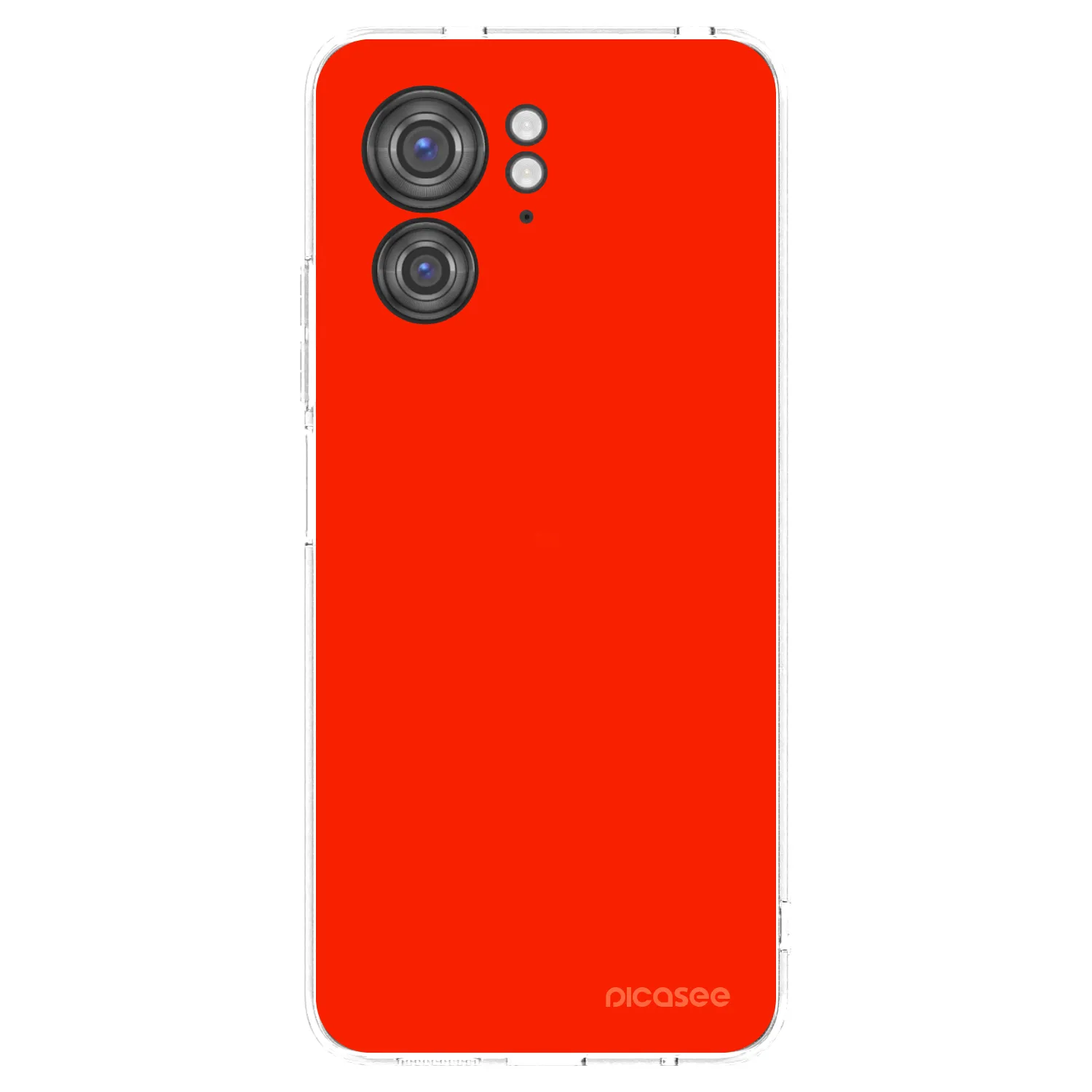 Picasee silikonový průhledný obal pro Motorola Edge 40 - Maranello Red