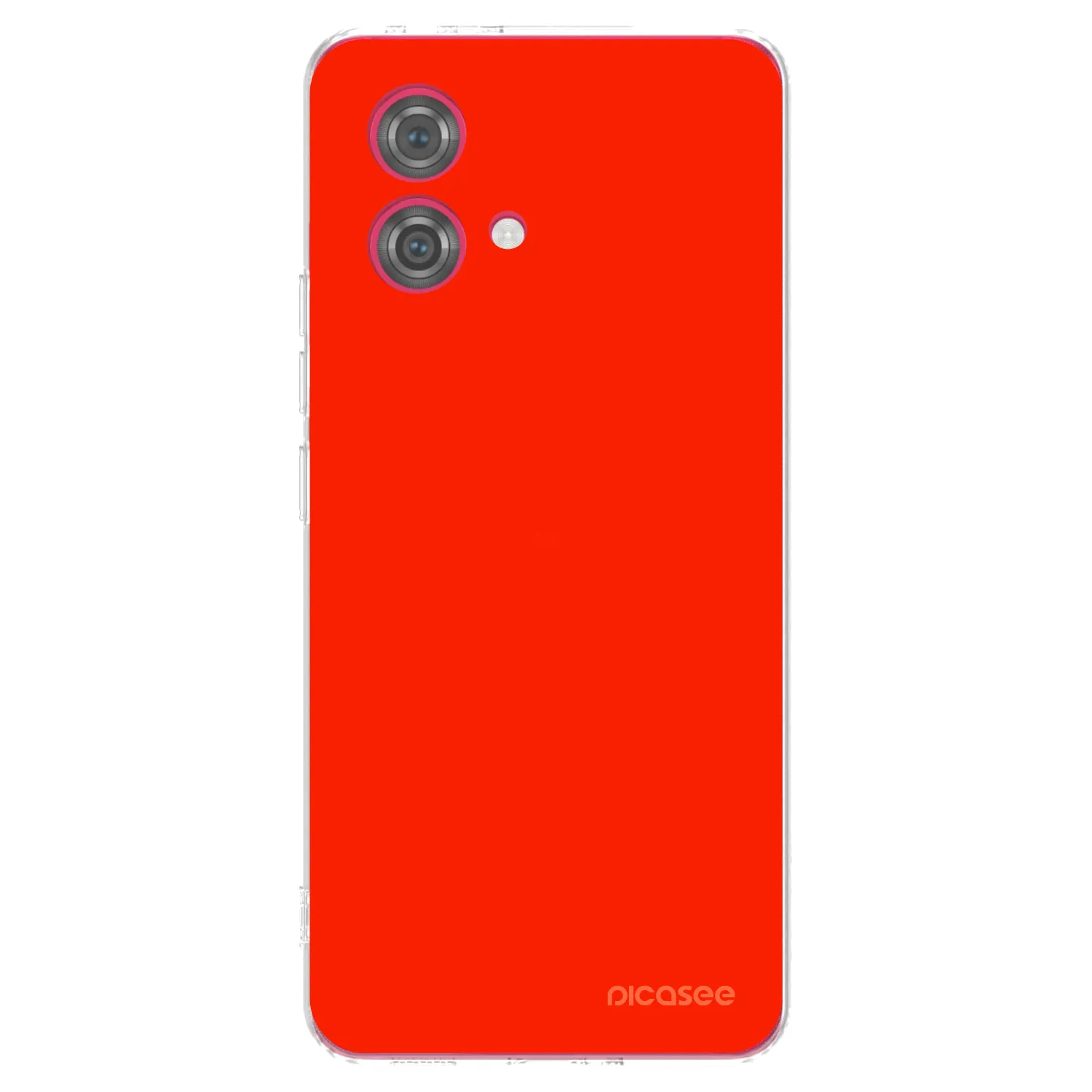Picasee silikonový průhledný obal pro Motorola Moto G84 5G - Maranello Red