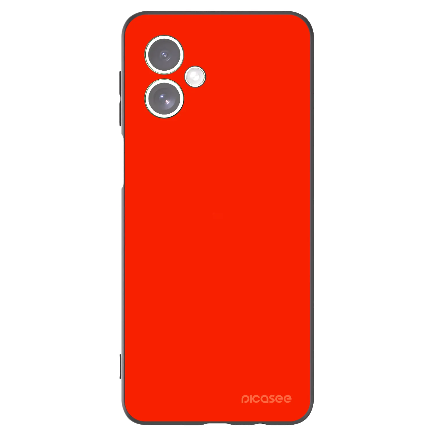 Picasee silikonový černý obal pro Motorola Moto G54 5G - Maranello Red