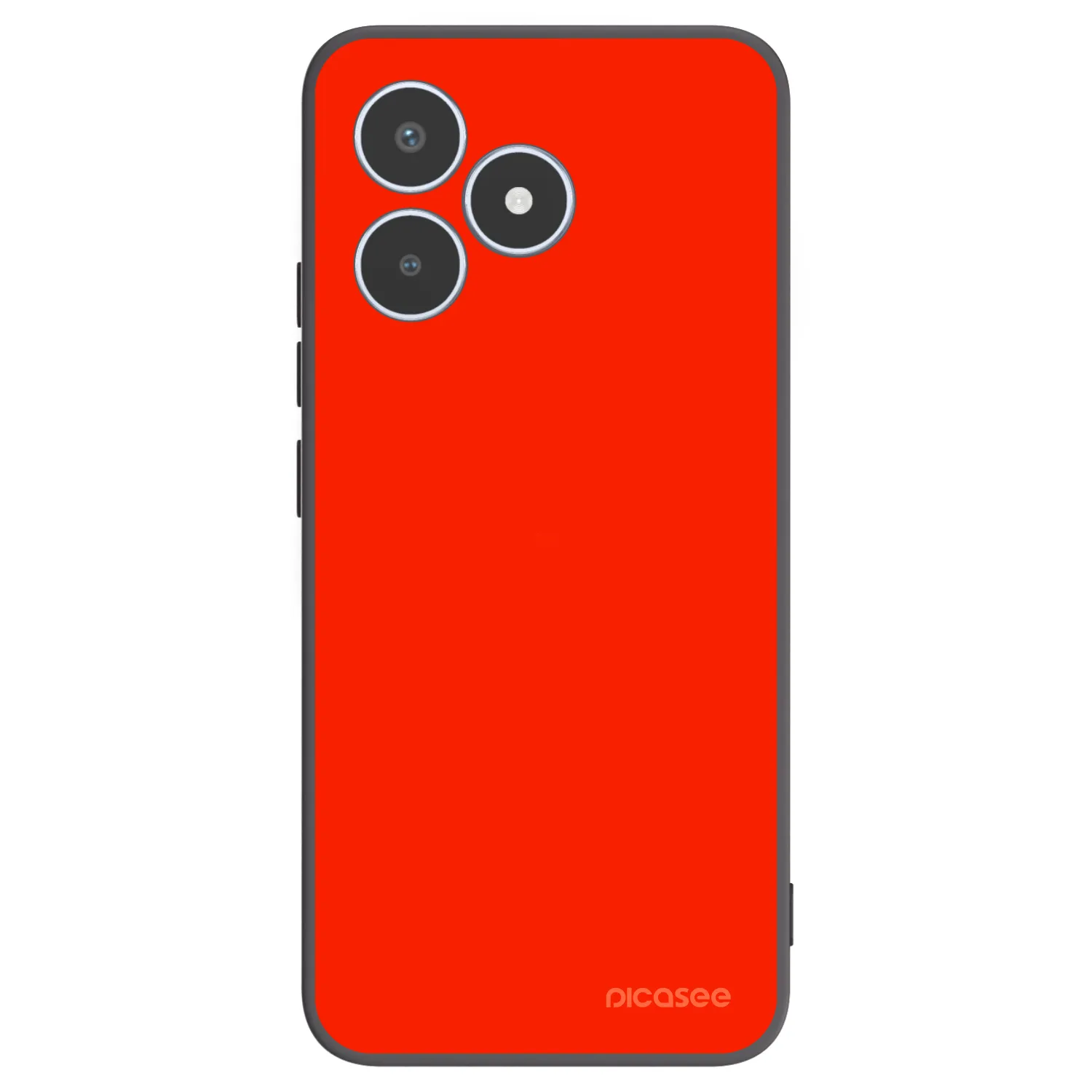 Picasee silikonový černý obal pro Realme C53 - Maranello Red