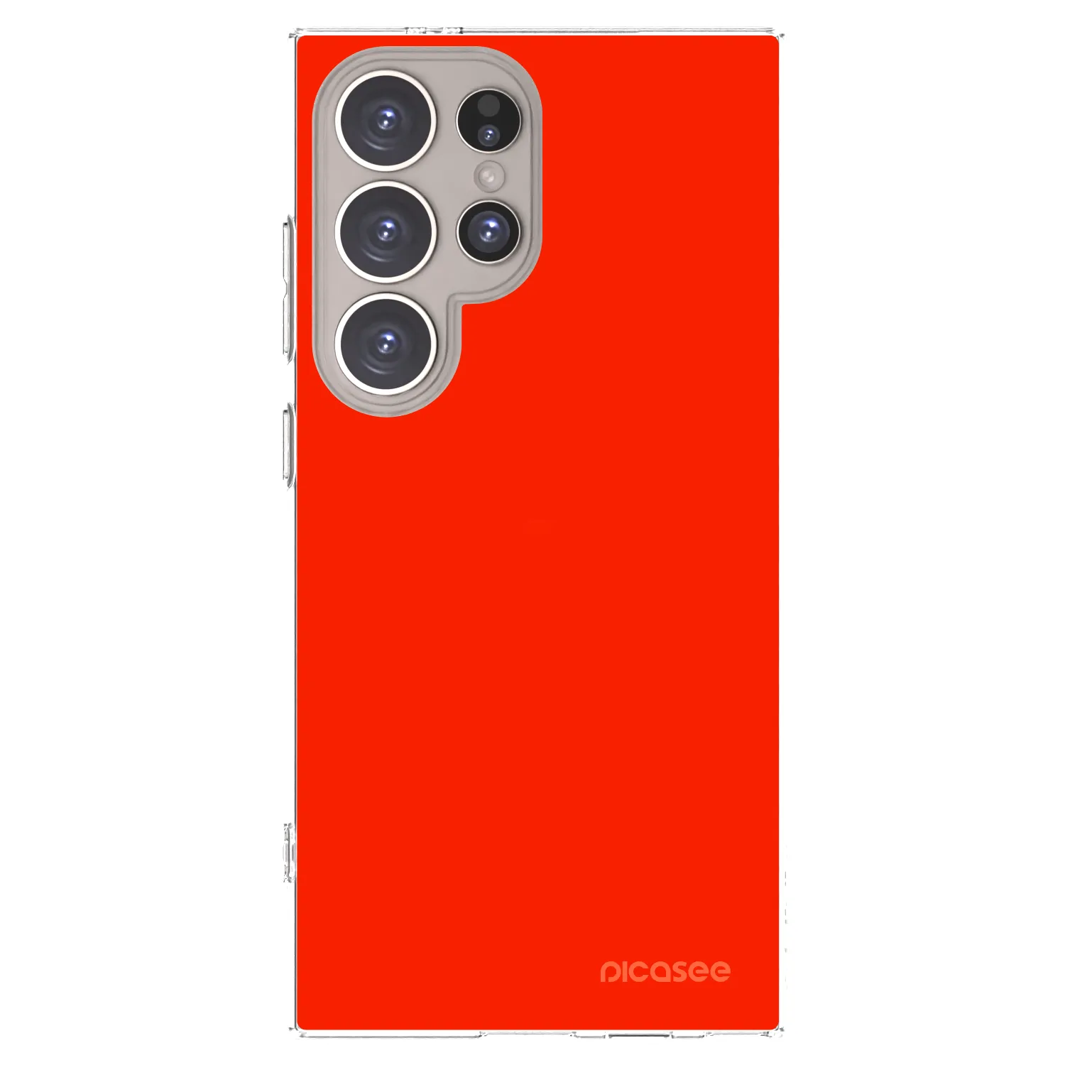 Picasee silikonový průhledný obal pro Samsung Galaxy S24 Ultra S928B 5G - Maranello Red