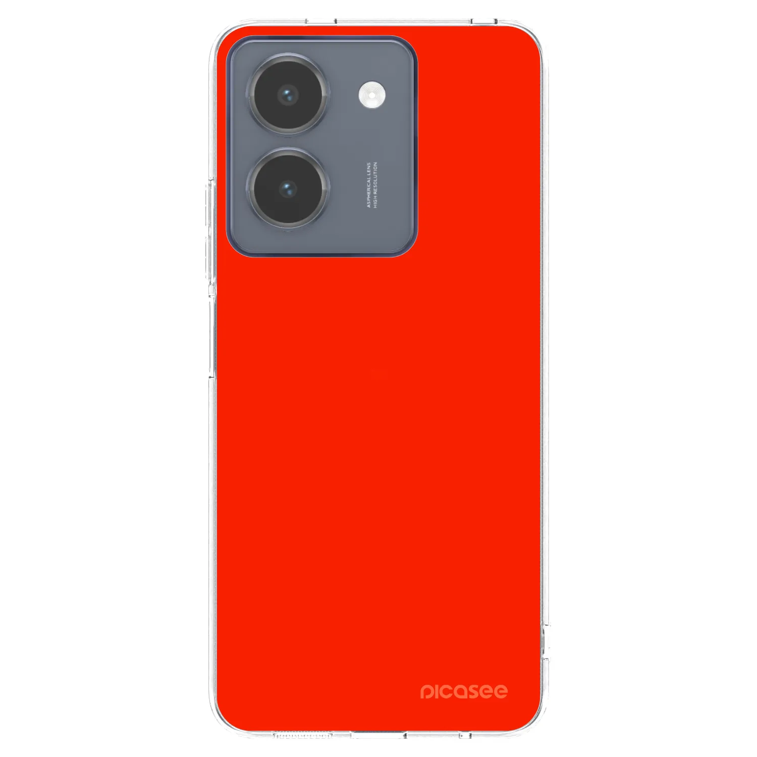 Picasee silikonový průhledný obal pro Vivo Y36 4G - Maranello Red