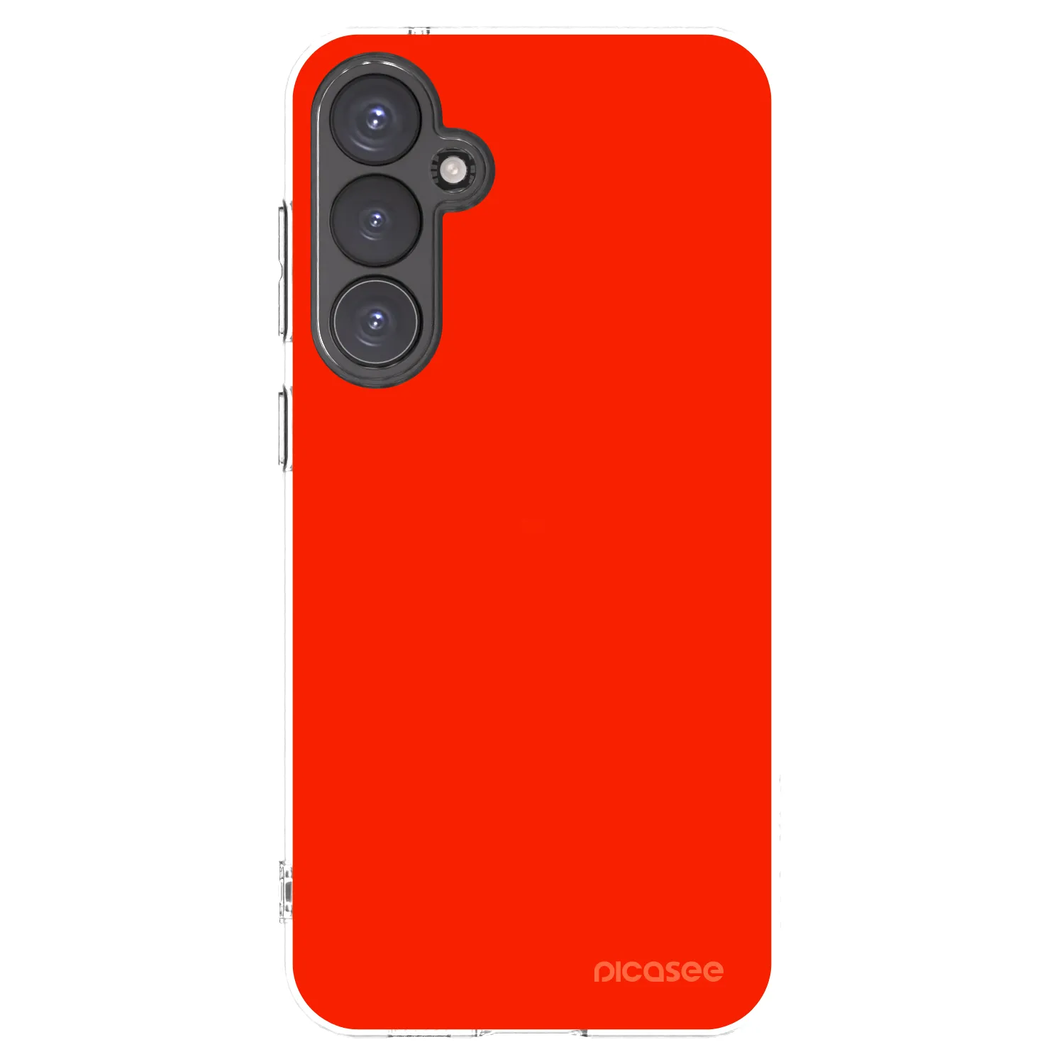 Picasee silikonový průhledný obal pro Samsung Galaxy S23 FE S711B - Maranello Red
