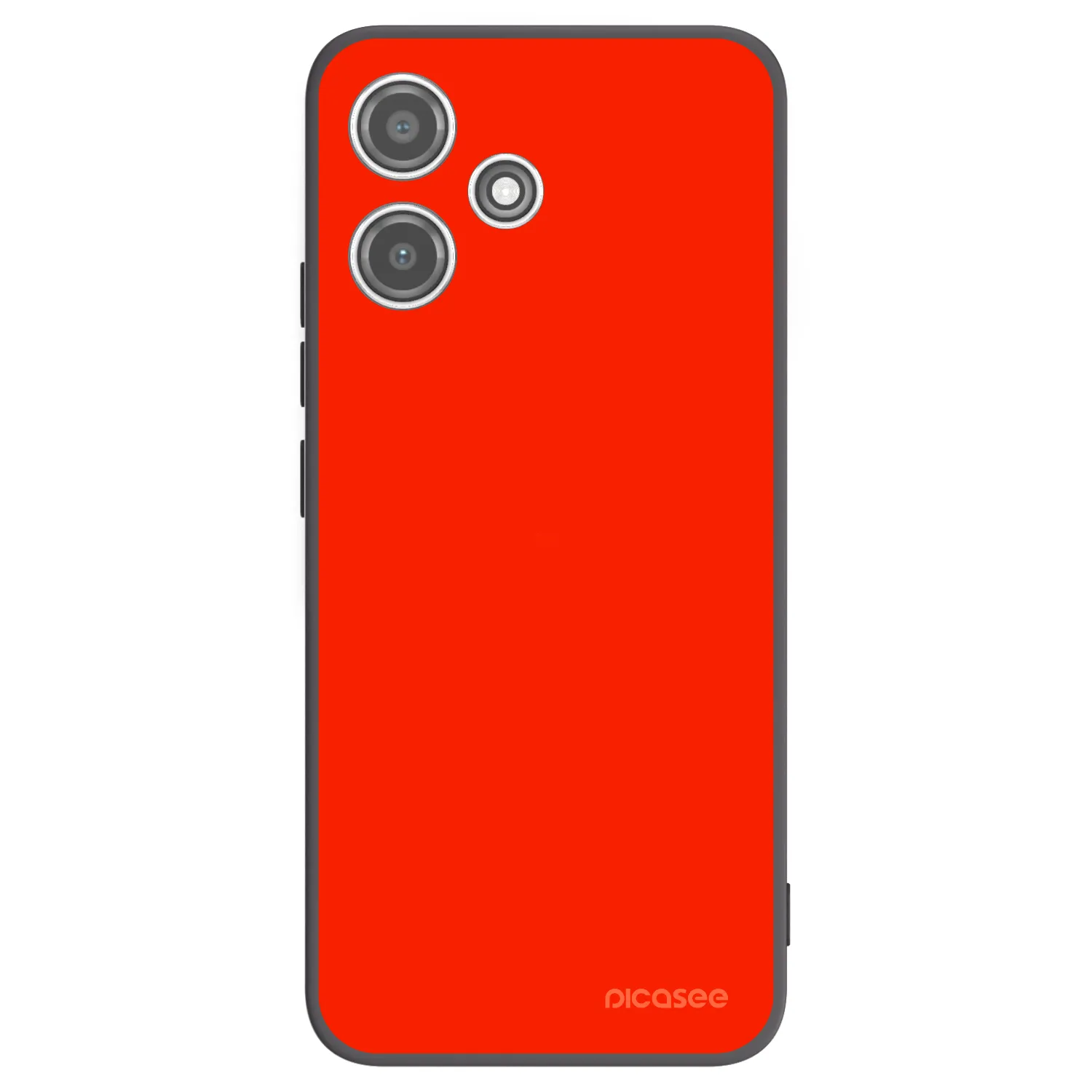 Picasee silikonový černý obal pro Xiaomi Redmi 12 5G - Maranello Red