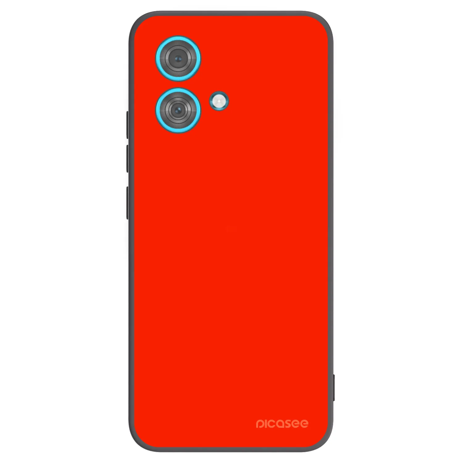 Picasee silikonový černý obal pro Motorola Edge 40 Neo - Maranello Red