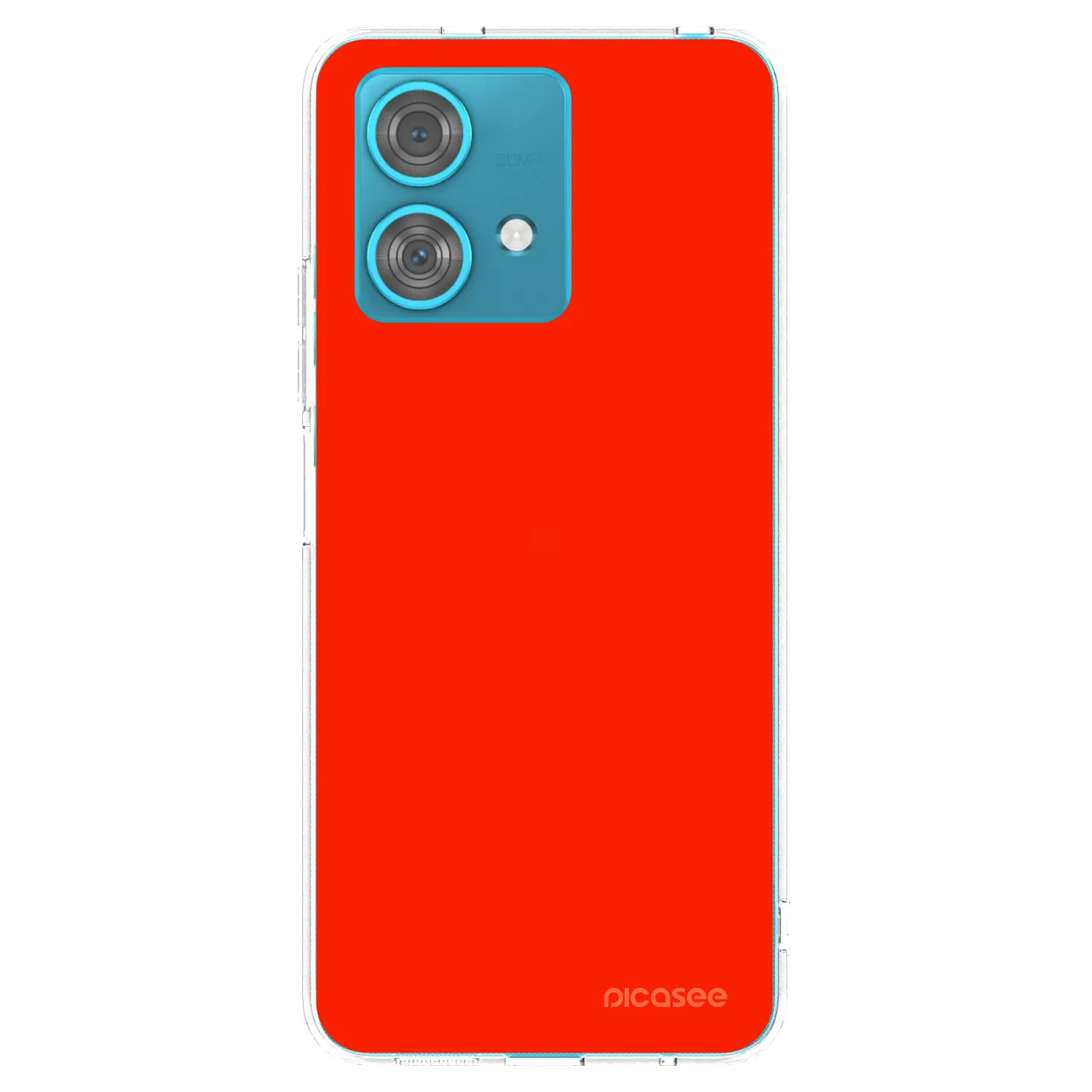 Picasee silikonový průhledný obal pro Motorola Edge 40 Neo - Maranello Red
