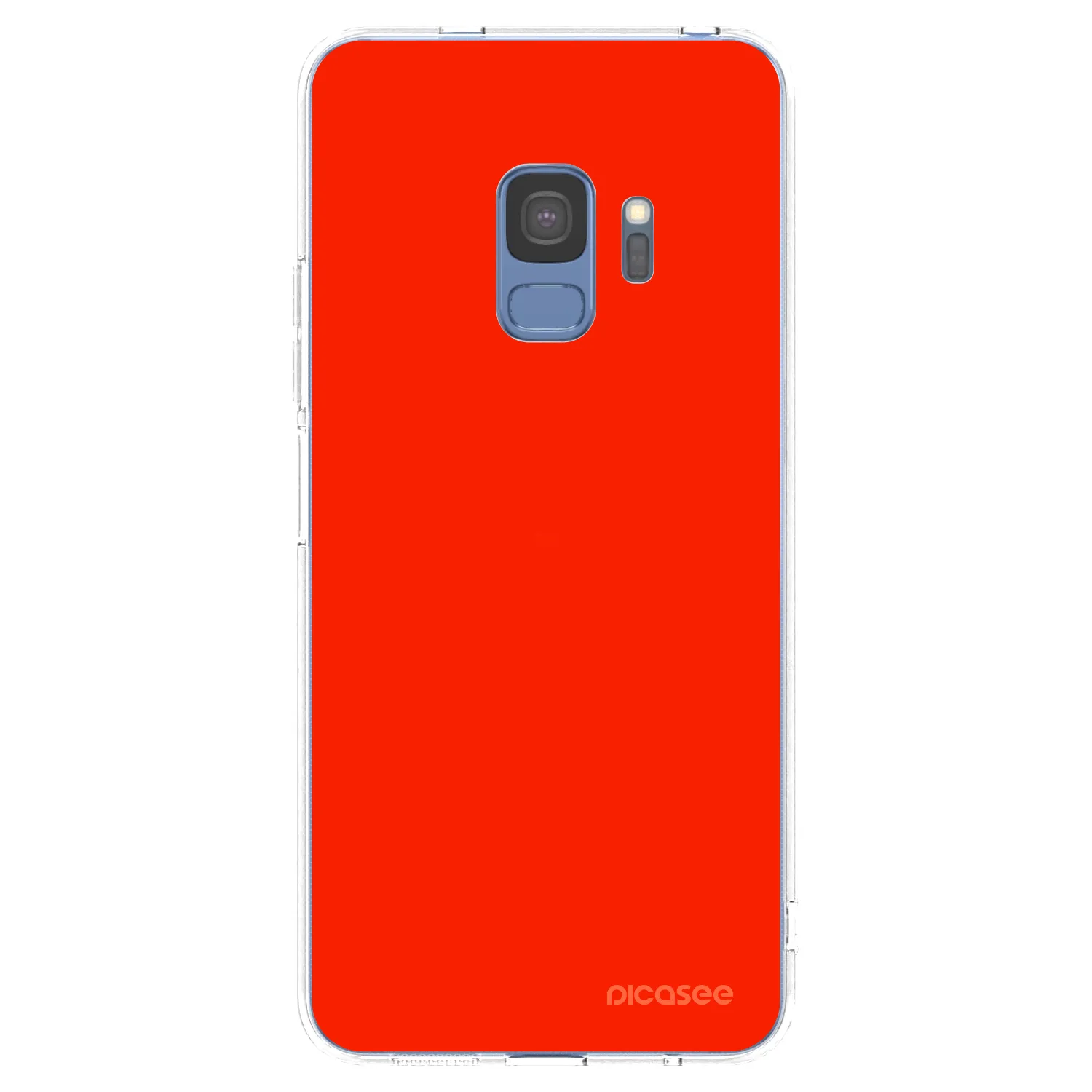 Picasee silikonový průhledný obal pro Samsung Galaxy S9 G960F - Maranello Red