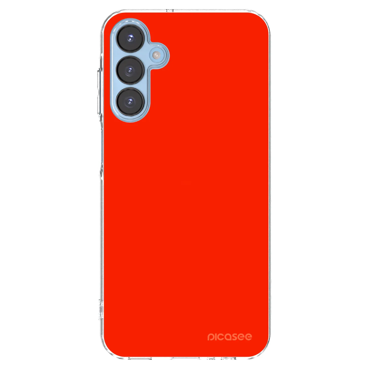 Picasee silikonový průhledný obal pro Samsung Galaxy A15 A156B 5G - Maranello Red