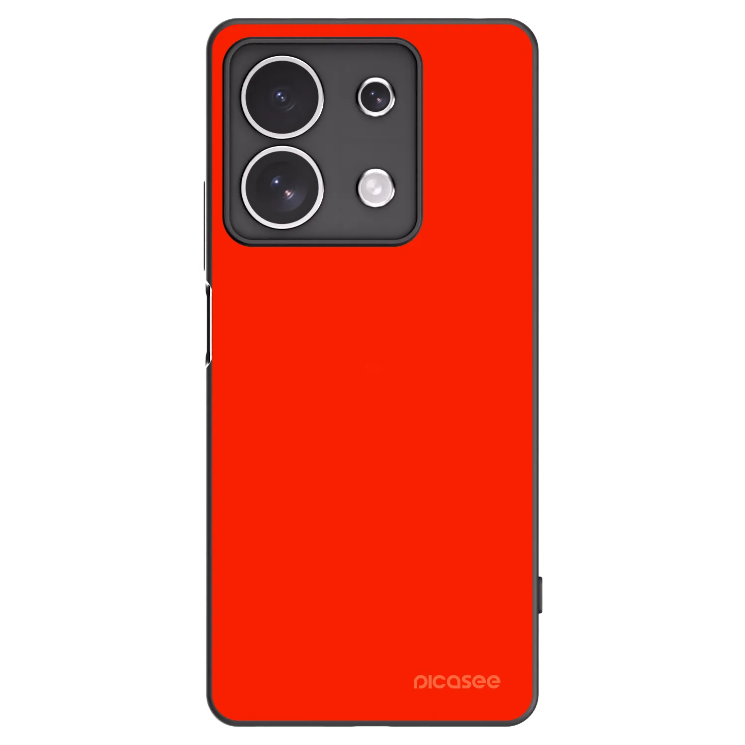 Picasee silikonový černý obal pro Xiaomi Redmi Note 13 4G - Maranello Red