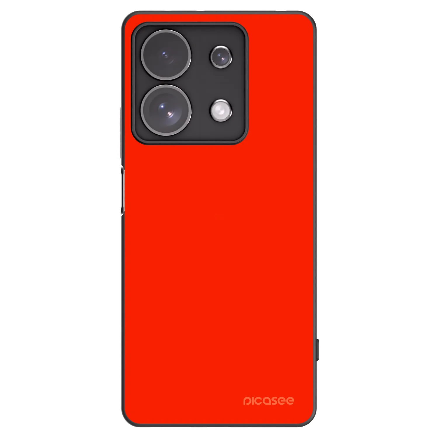 Picasee silikonový černý obal pro Xiaomi Redmi Note 13 Pro 4G - Maranello Red