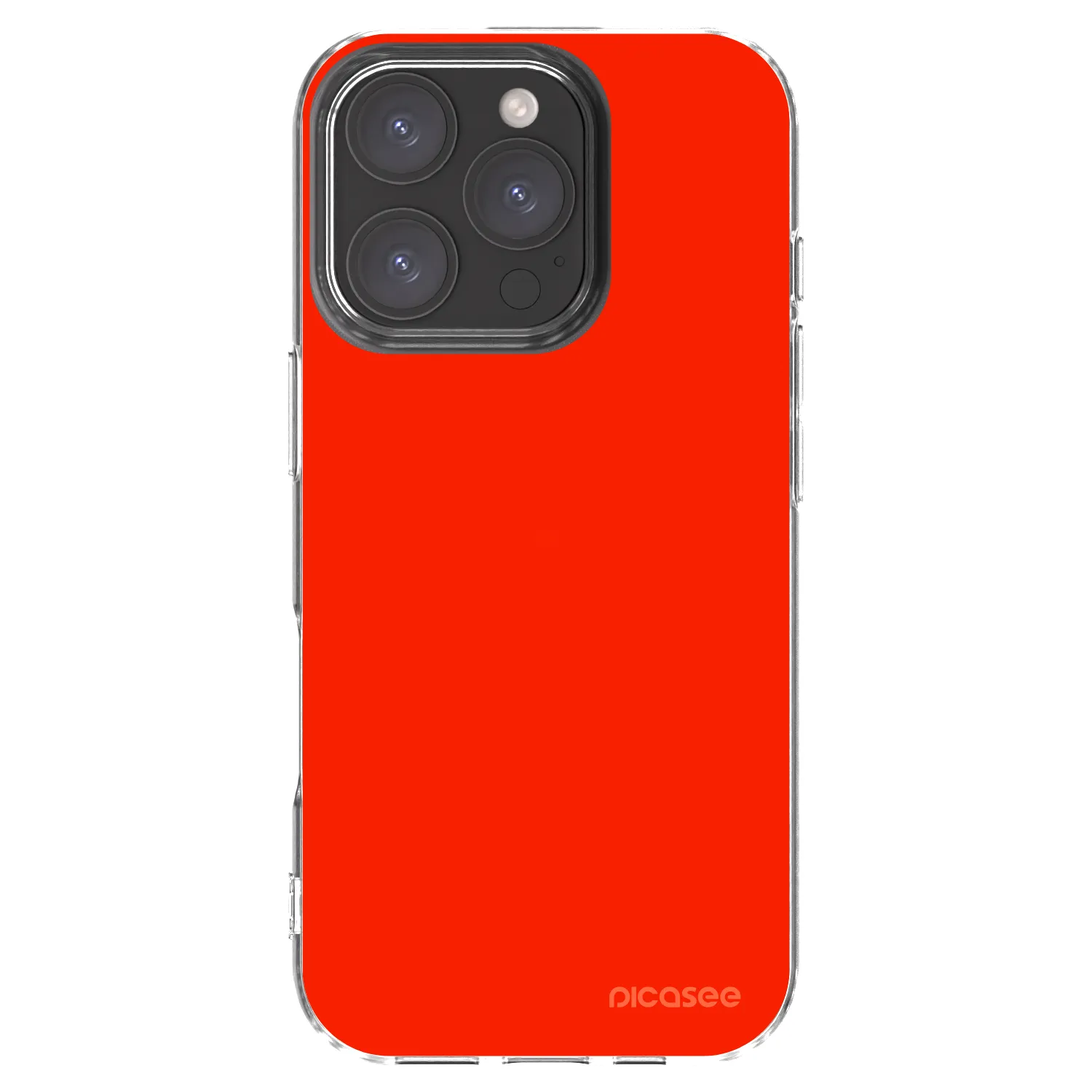 Picasee silikonový průhledný obal pro Apple iPhone 16 Pro - Maranello Red