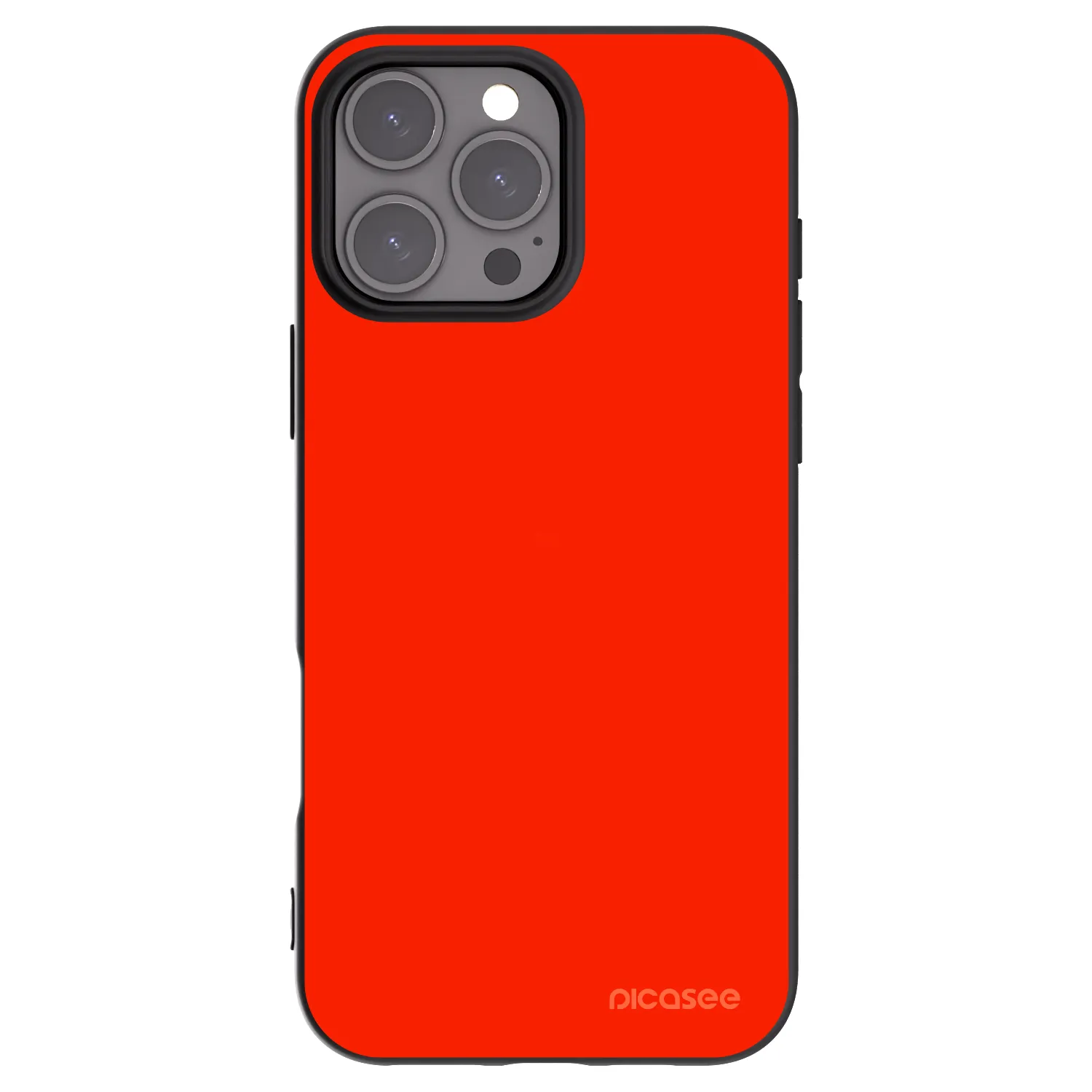 Picasee silikonový černý obal pro Apple iPhone 16 Pro Max - Maranello Red