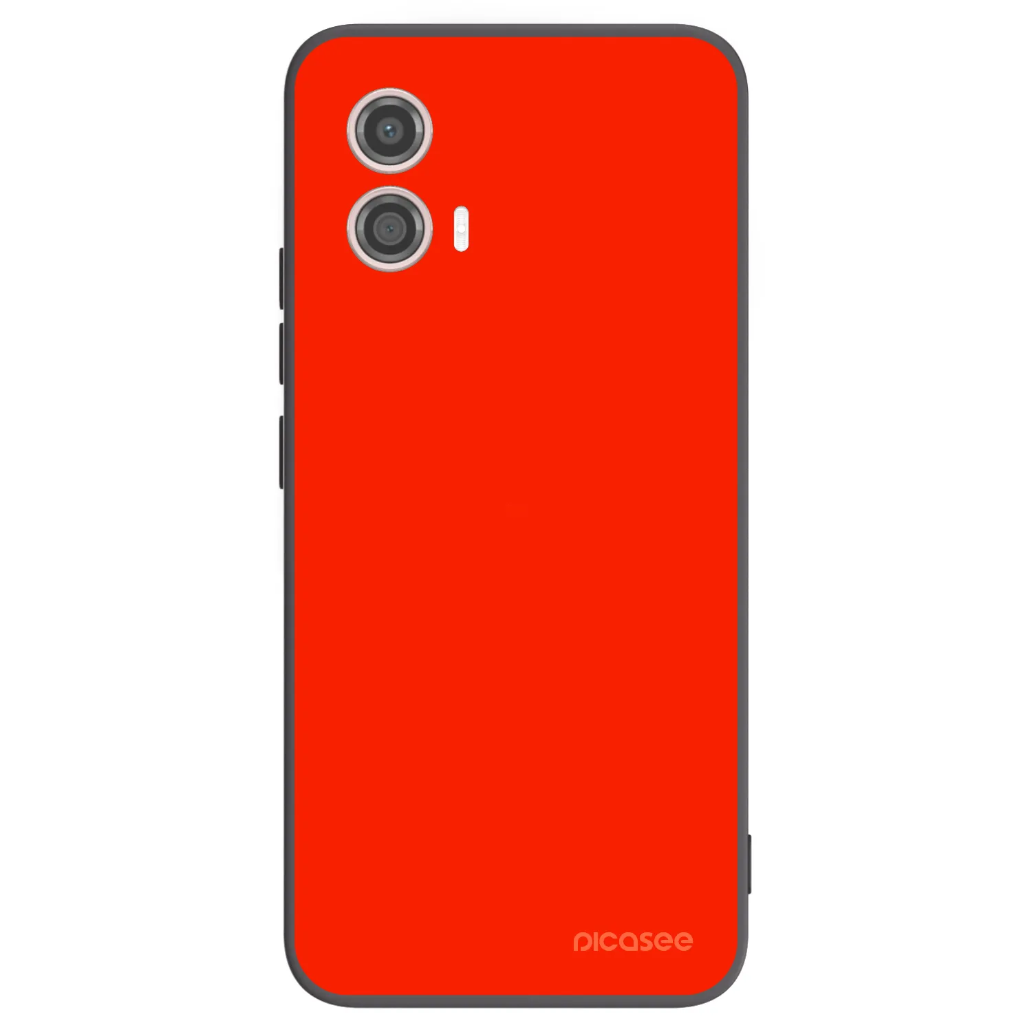 Picasee silikonový černý obal pro Motorola Moto G53 5G - Maranello Red